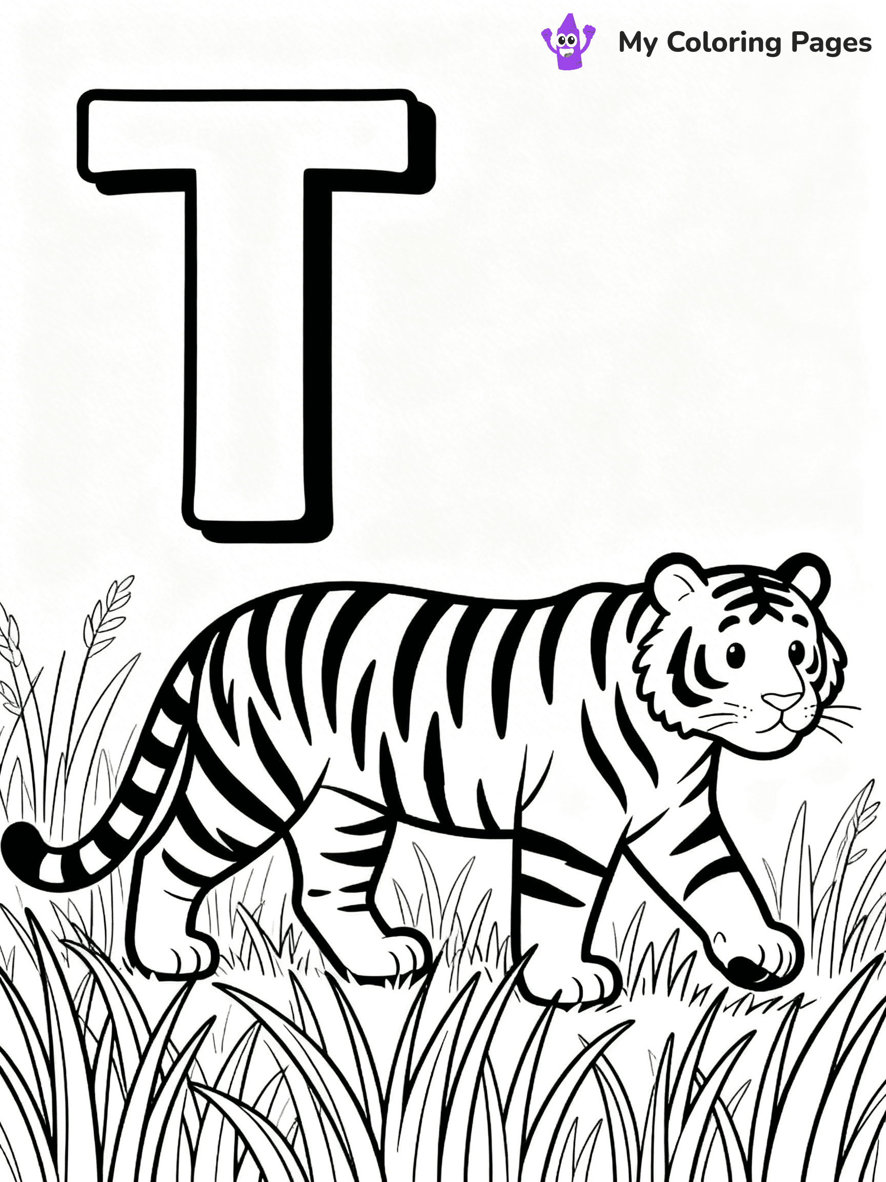 Letter T Coloring Pages - 48
