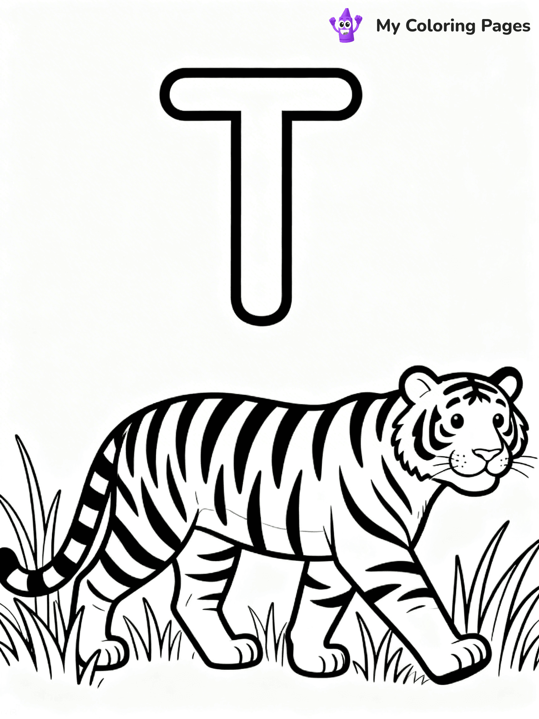 Letter T Coloring Pages - 46