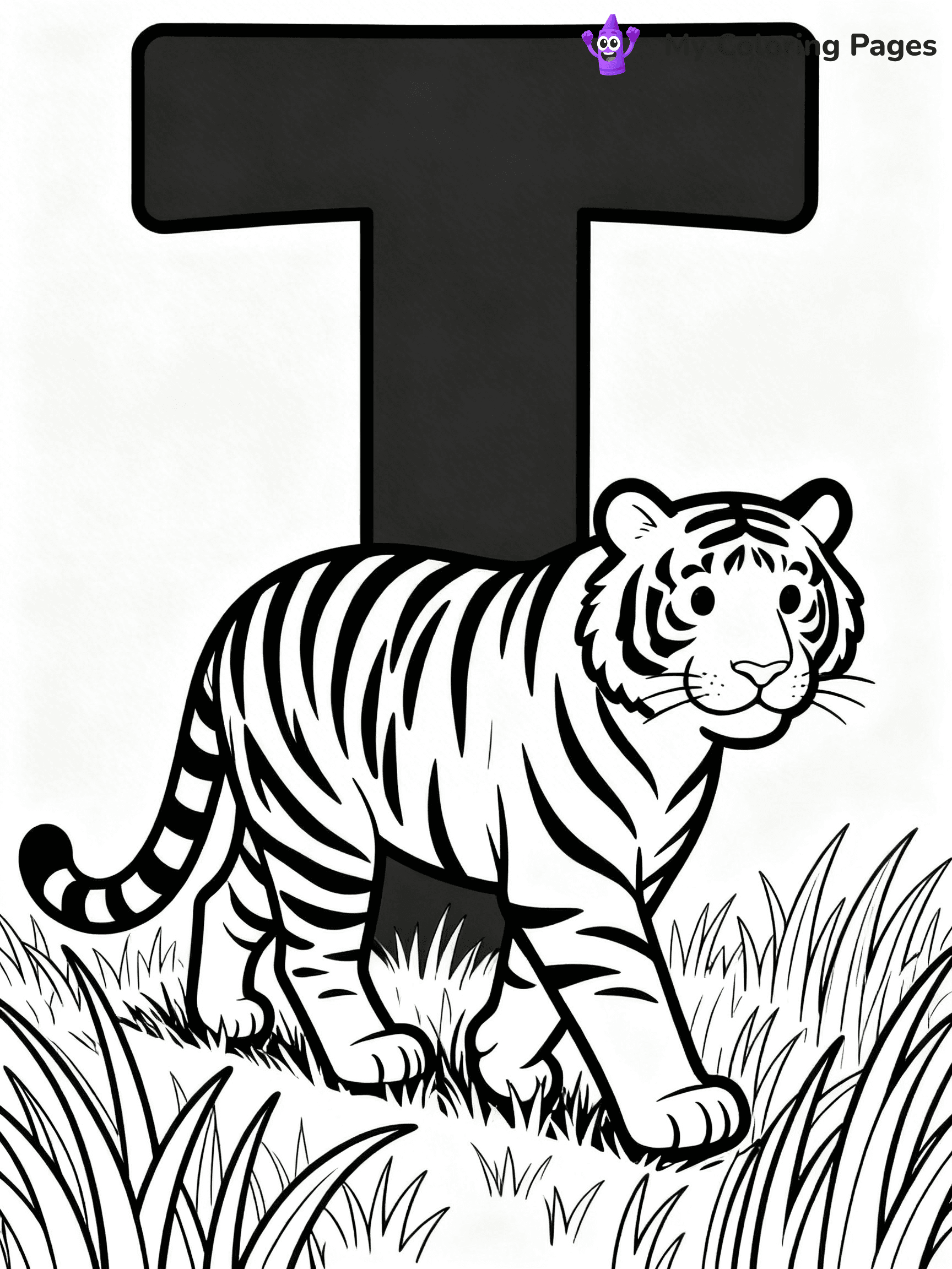 Letter T Coloring Pages - 44