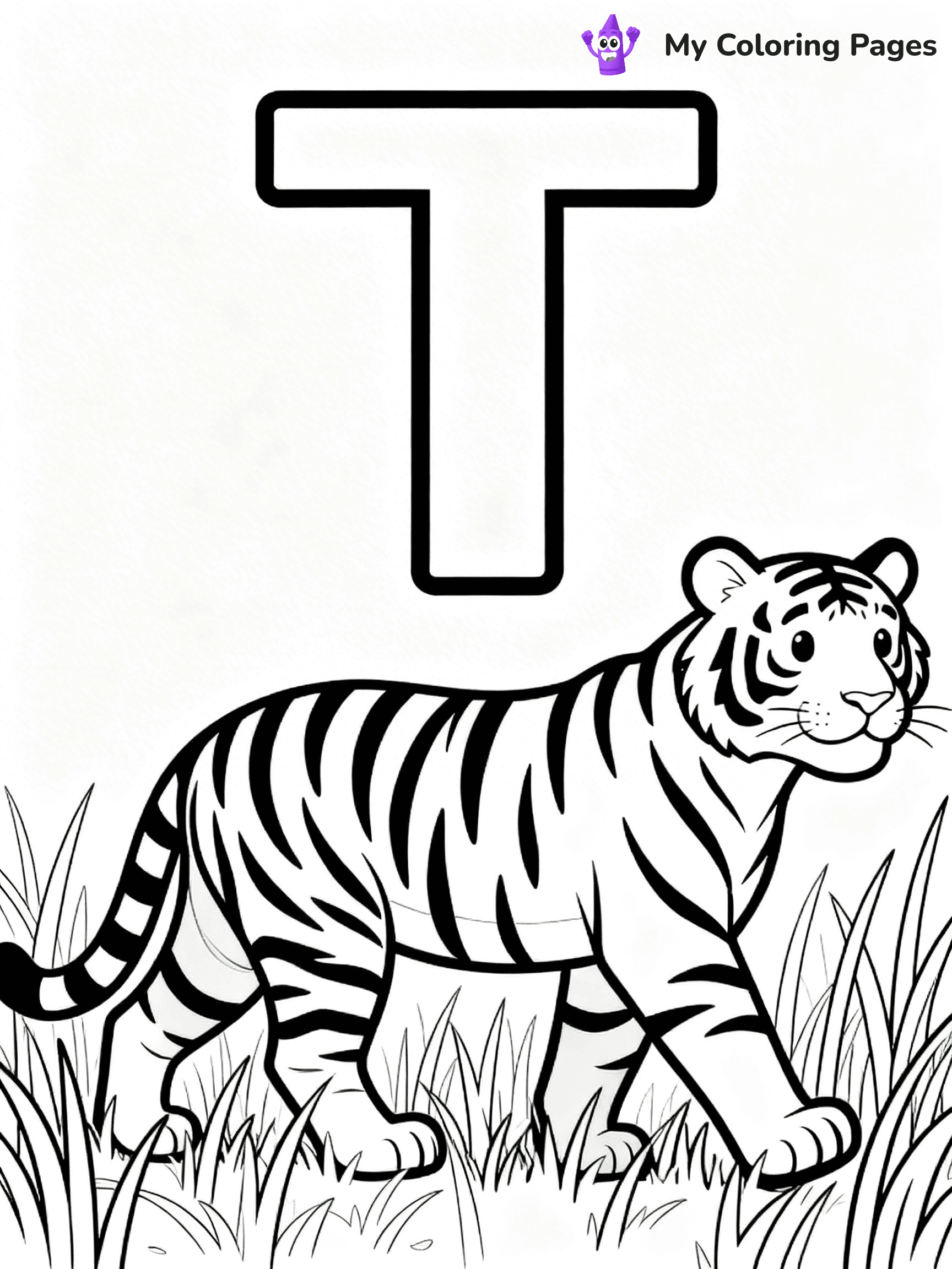 Letter T Coloring Pages - 43