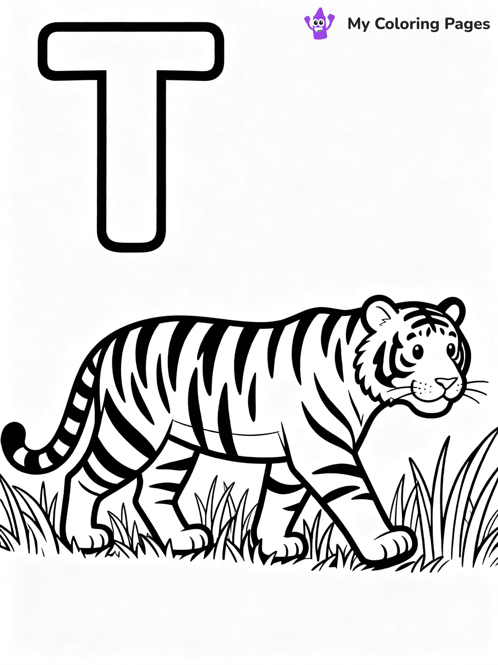 Letter T Coloring Pages - 42