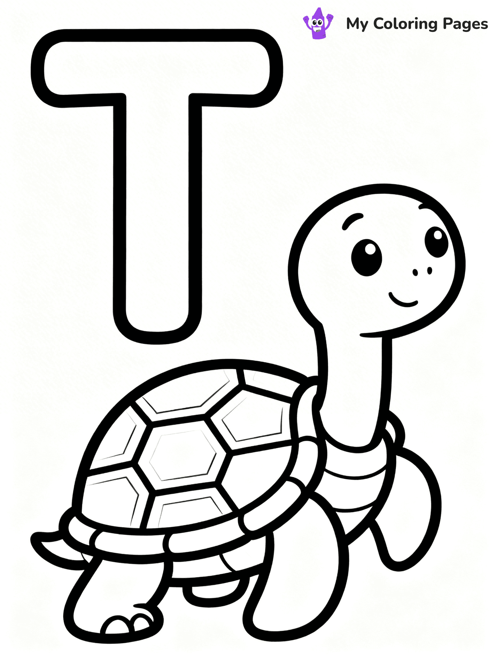 Letter T Coloring Pages - 40