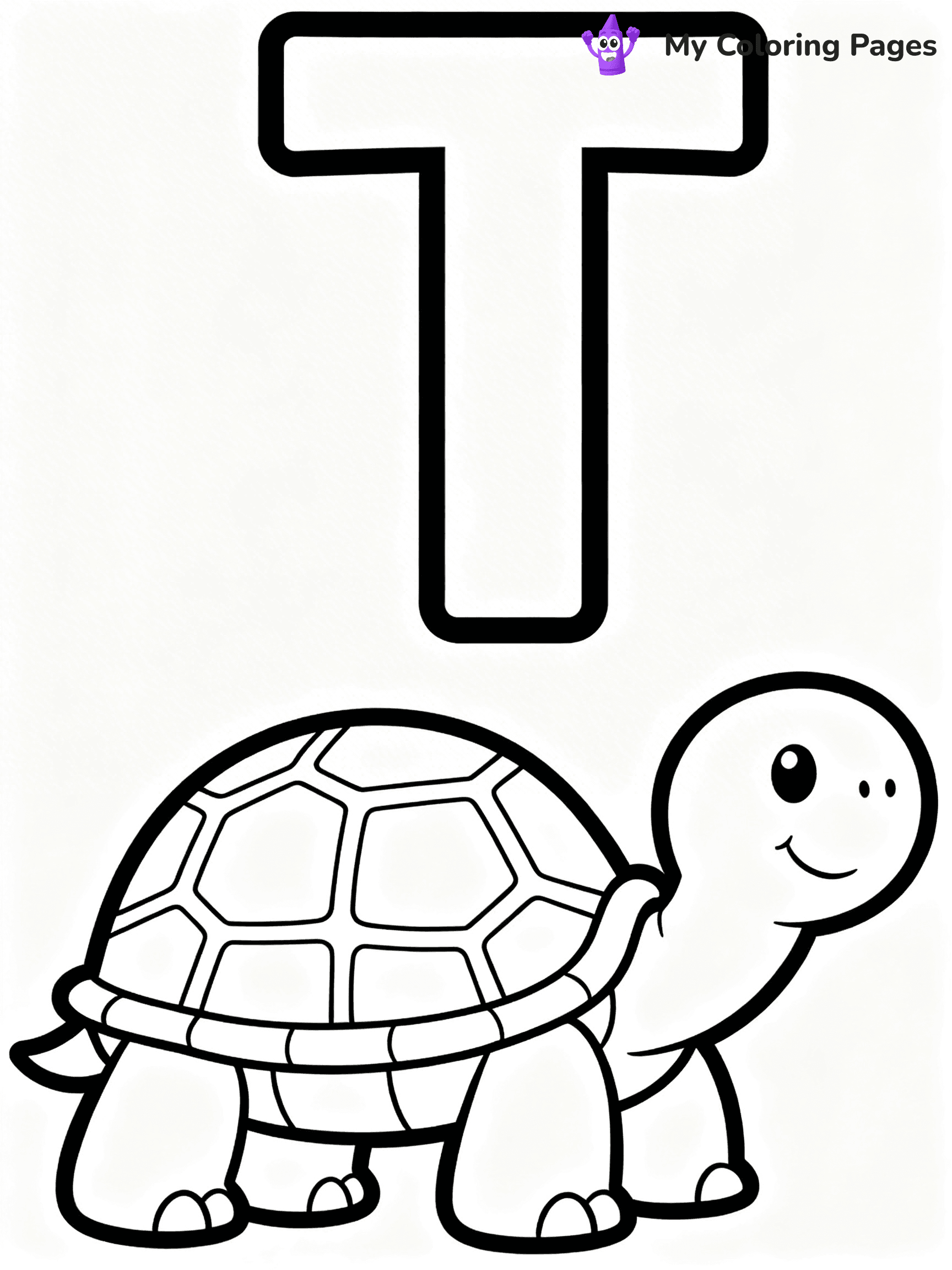 Letter T Coloring Pages - 39
