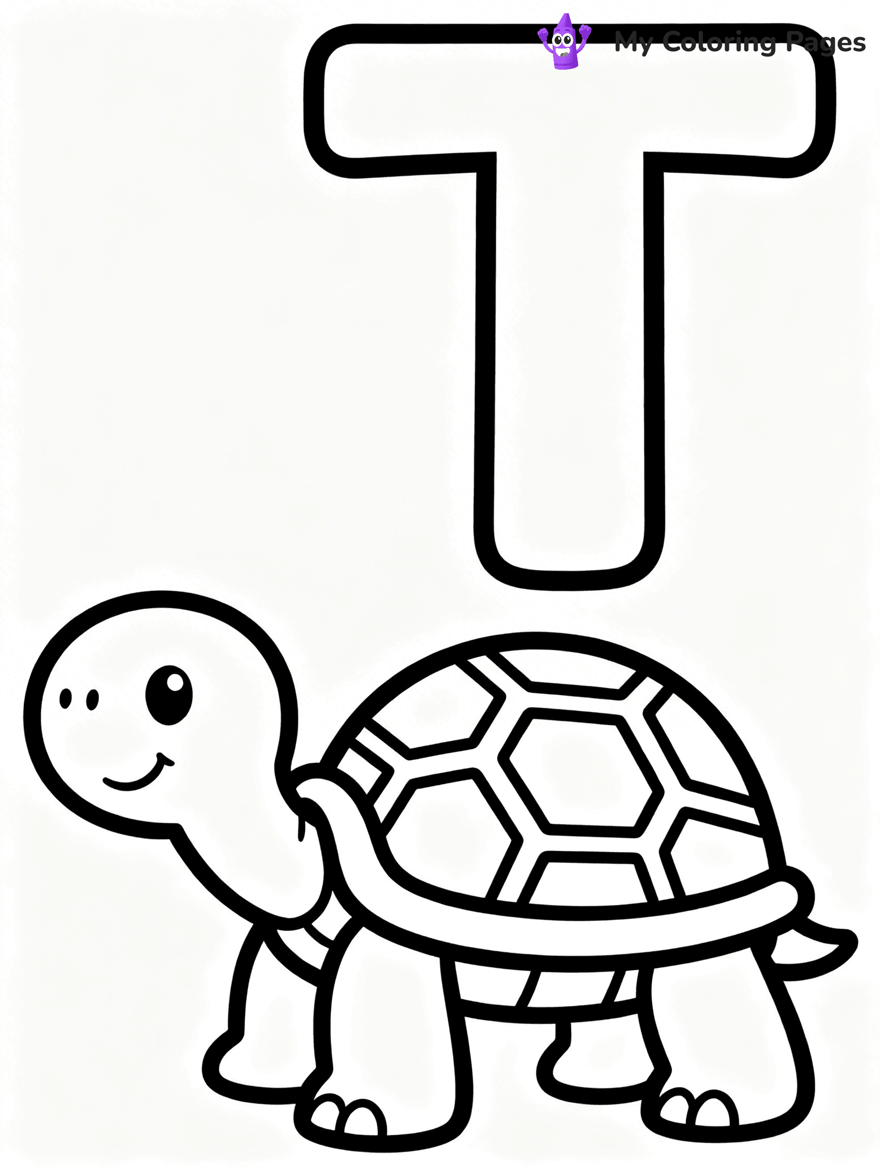 Letter T Coloring Pages - 38