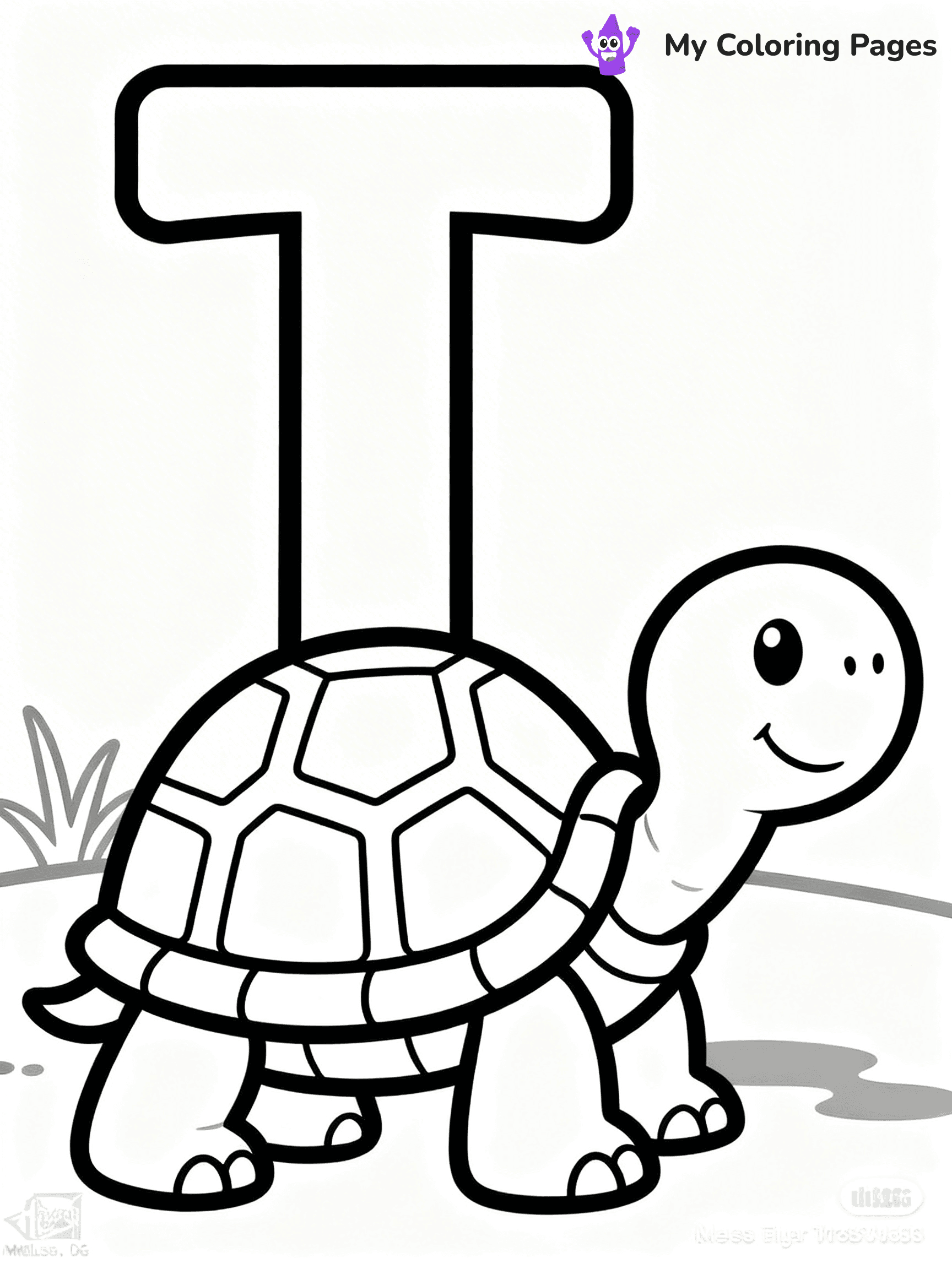 Letter T Coloring Pages - 37