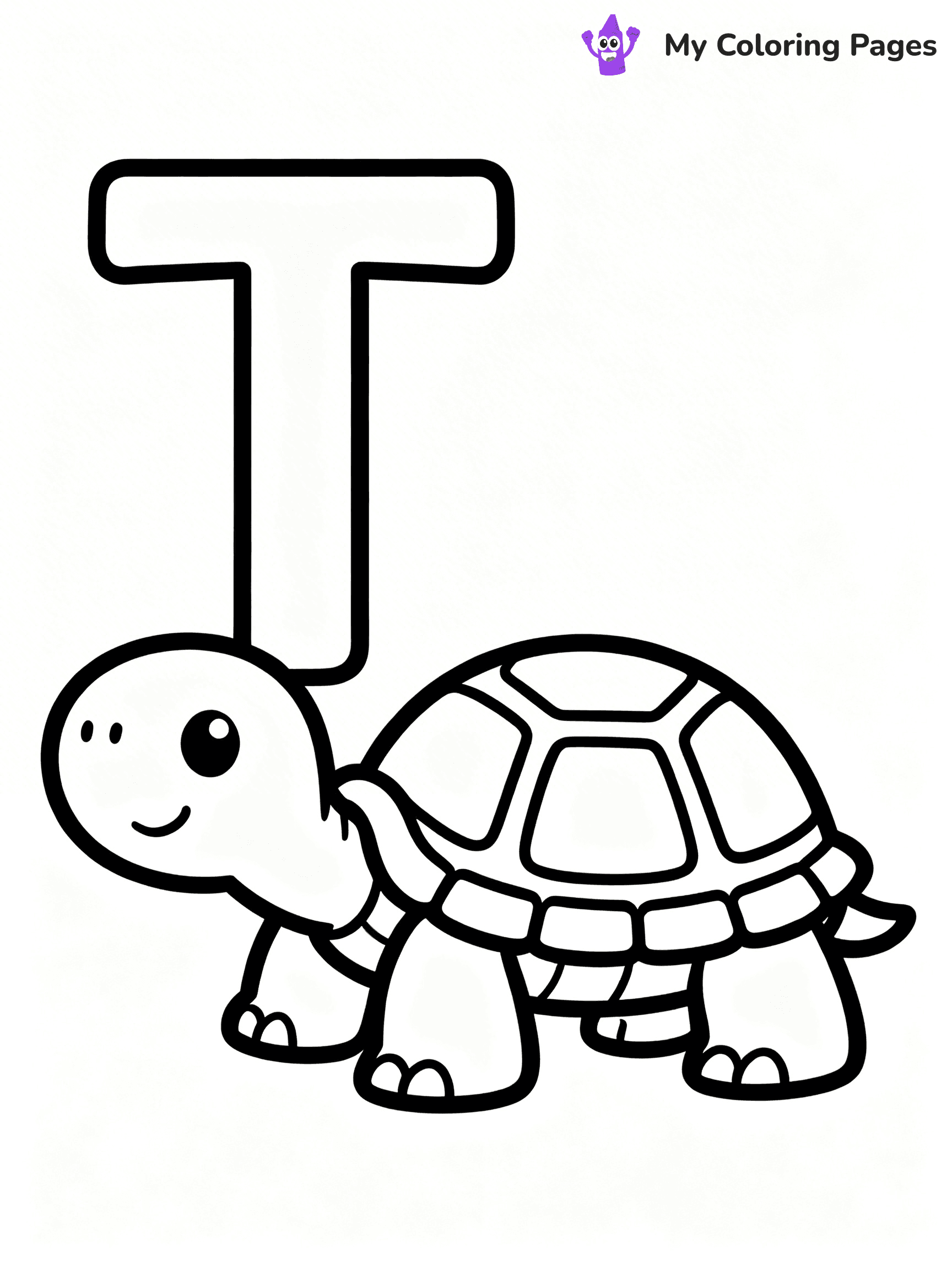 Letter T Coloring Pages - 36
