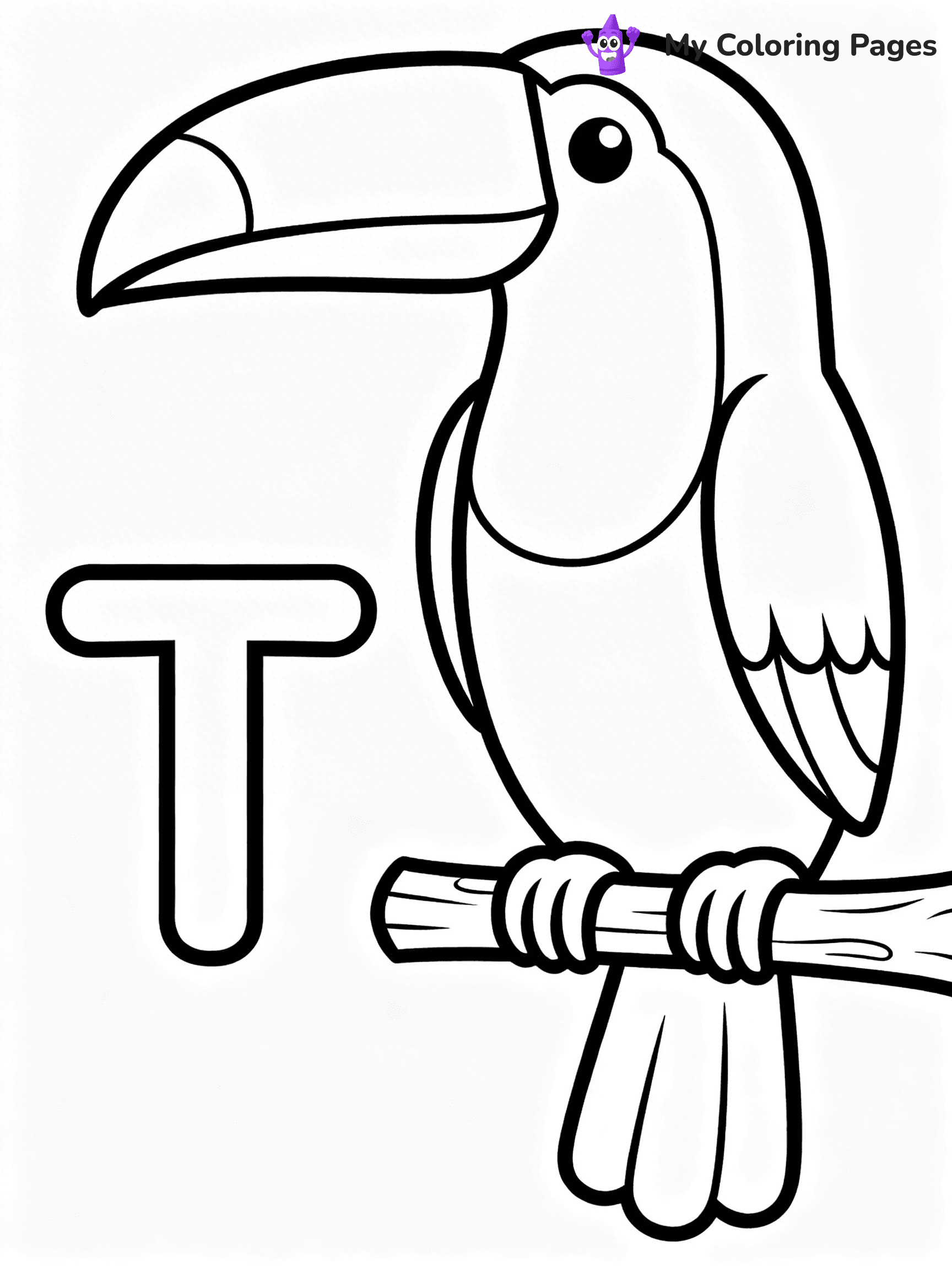 Letter T Coloring Pages - 34
