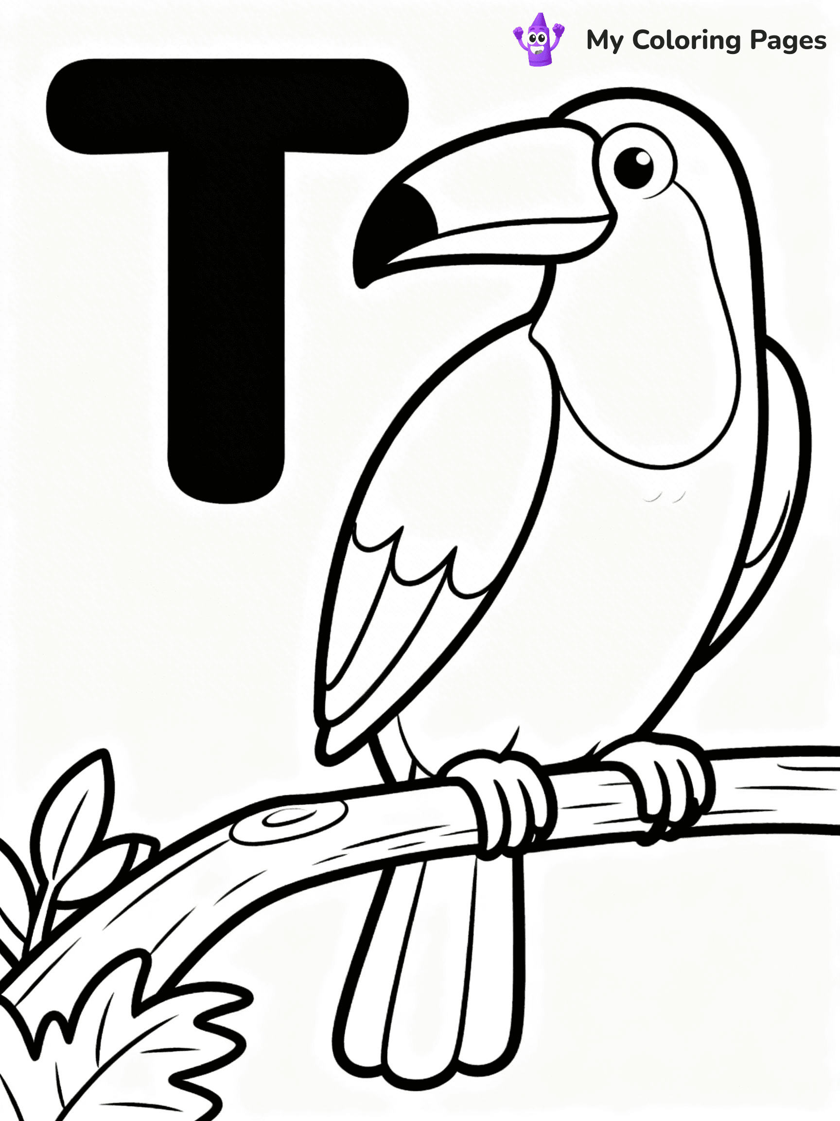 Letter T Coloring Pages - 33