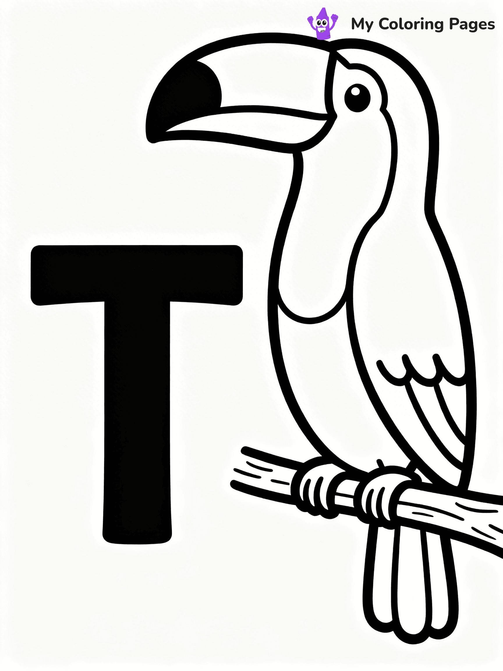 Letter T Coloring Pages - 32