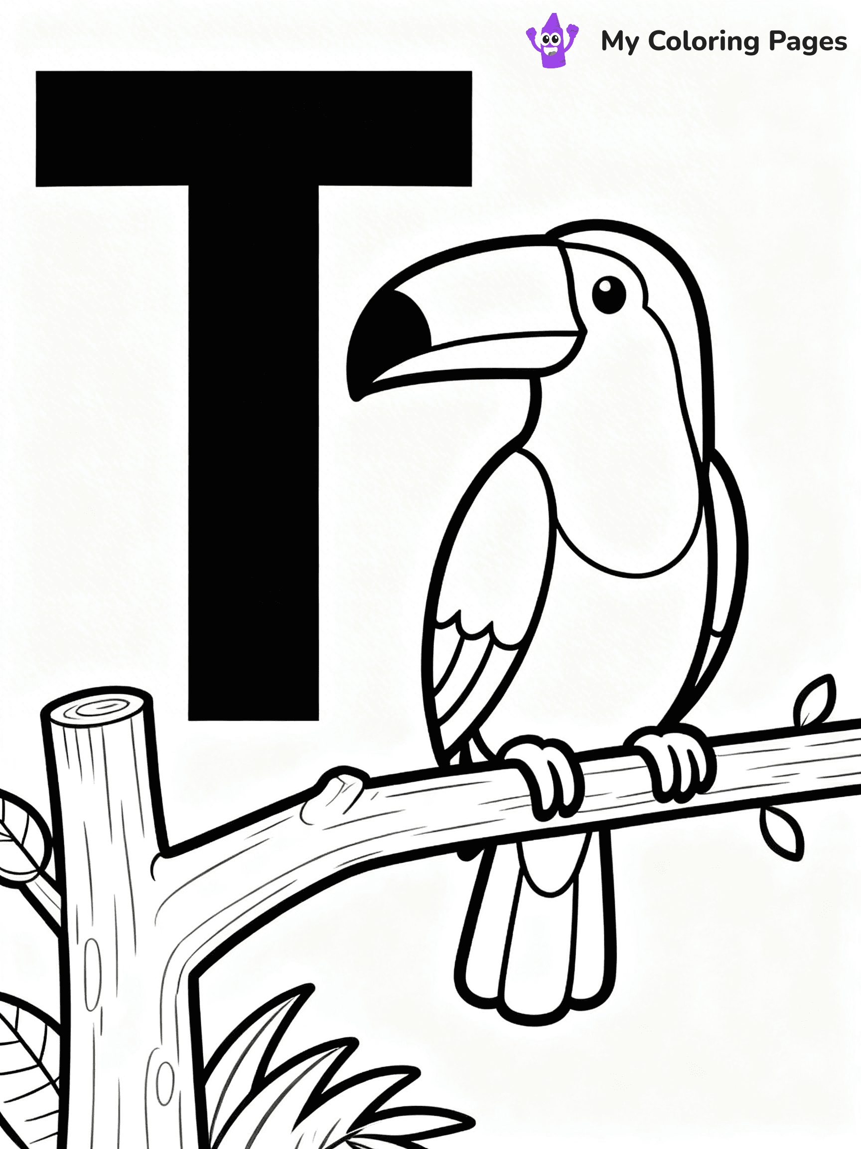 Letter T Coloring Pages - 31
