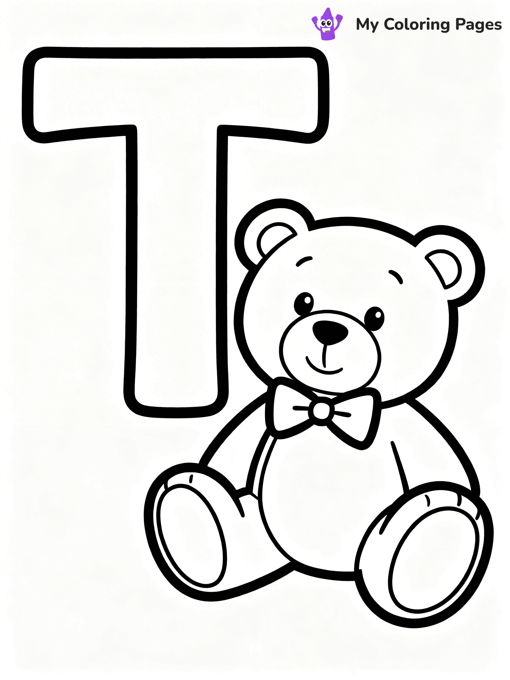 Letter T Coloring Pages - 27
