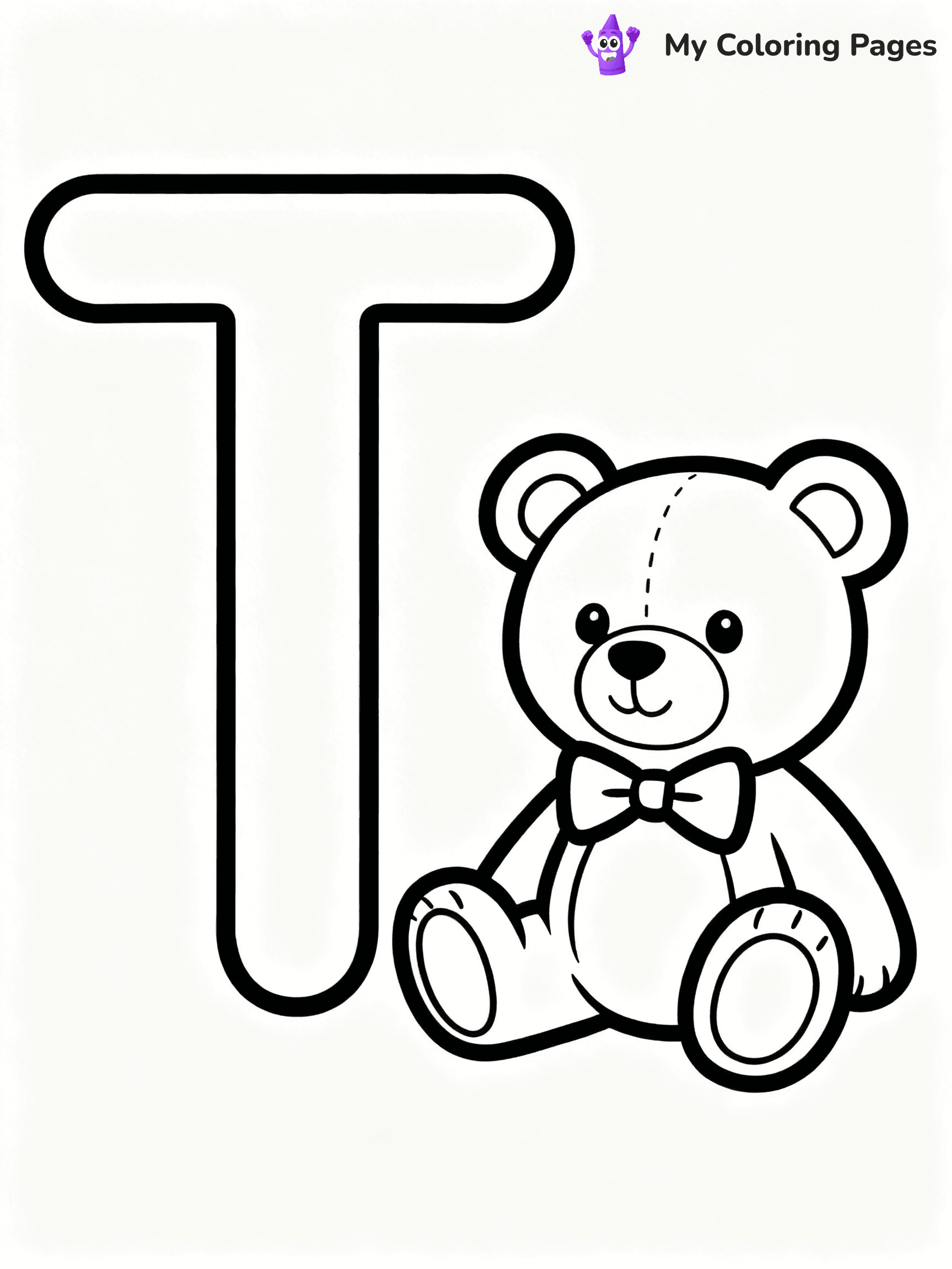Letter T Coloring Pages - 26