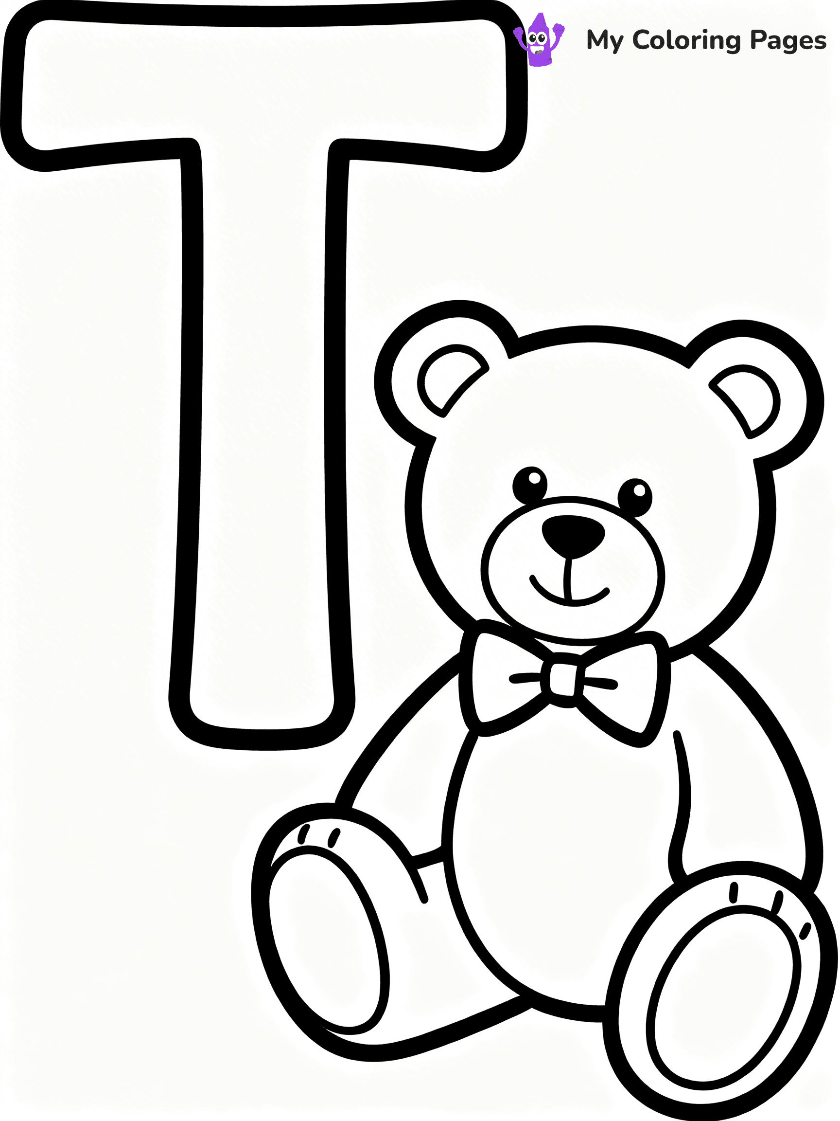 Letter T Coloring Pages - 25