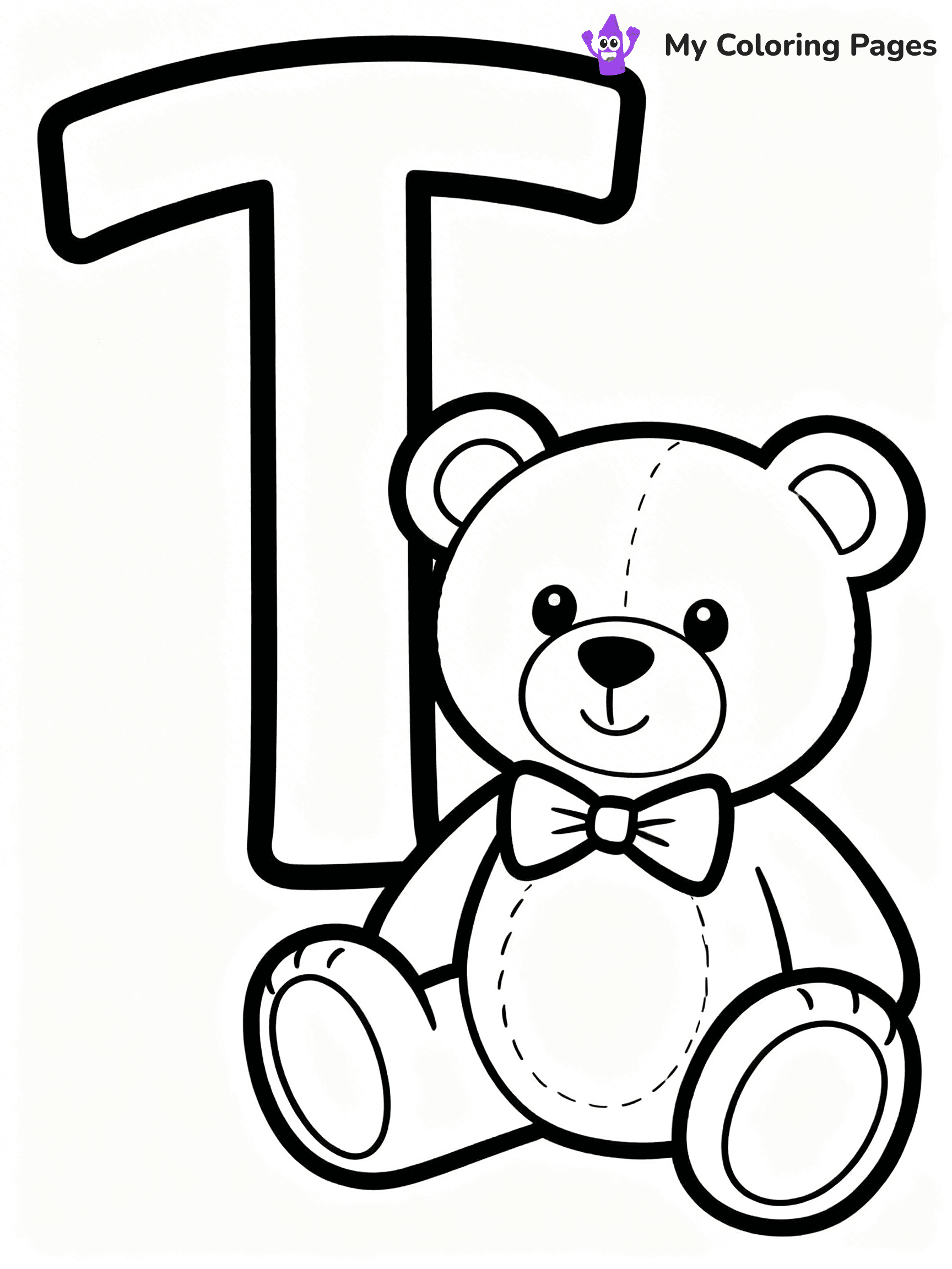 Letter T Coloring Pages - 24