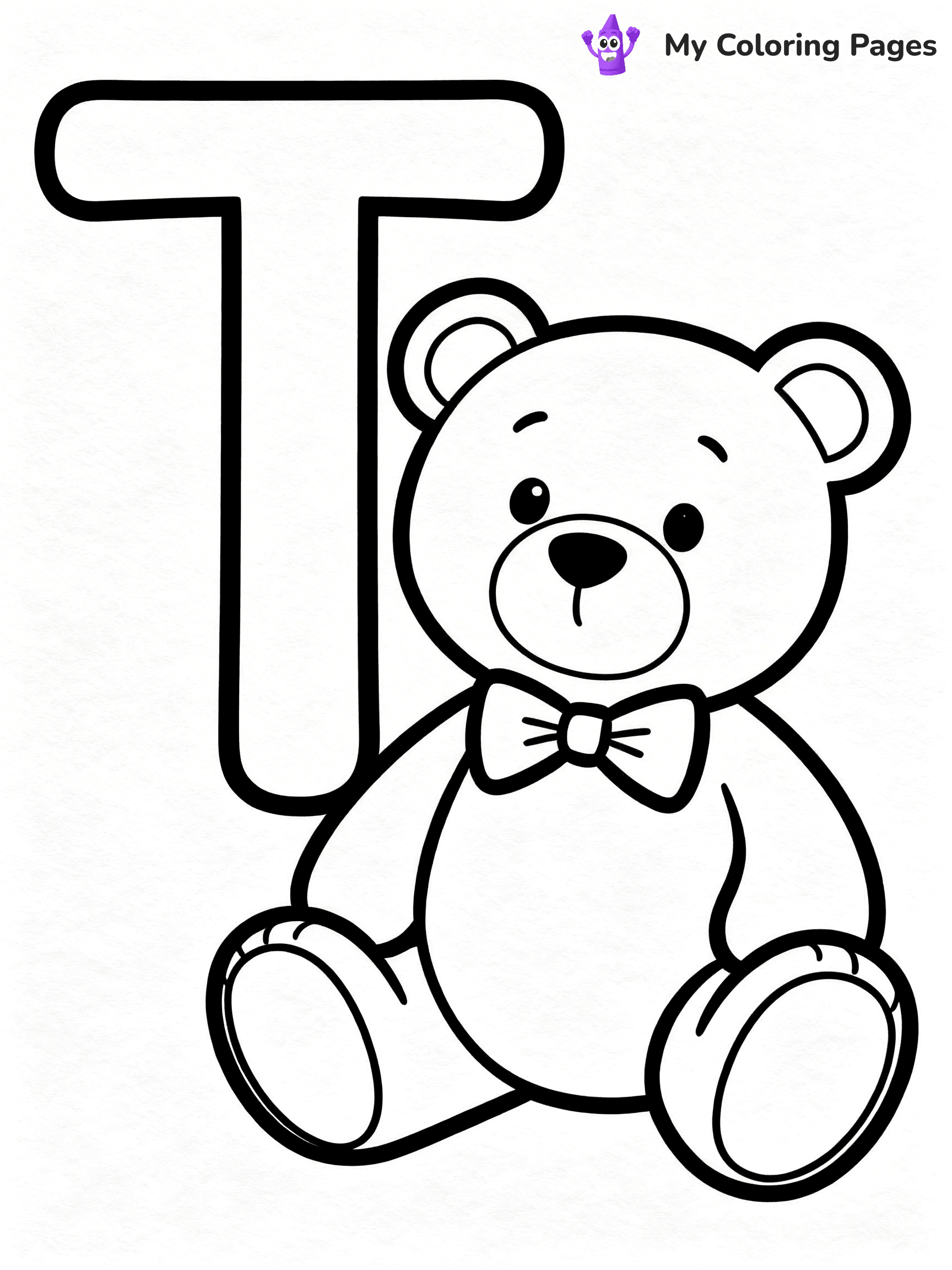 Letter T Coloring Pages - 23