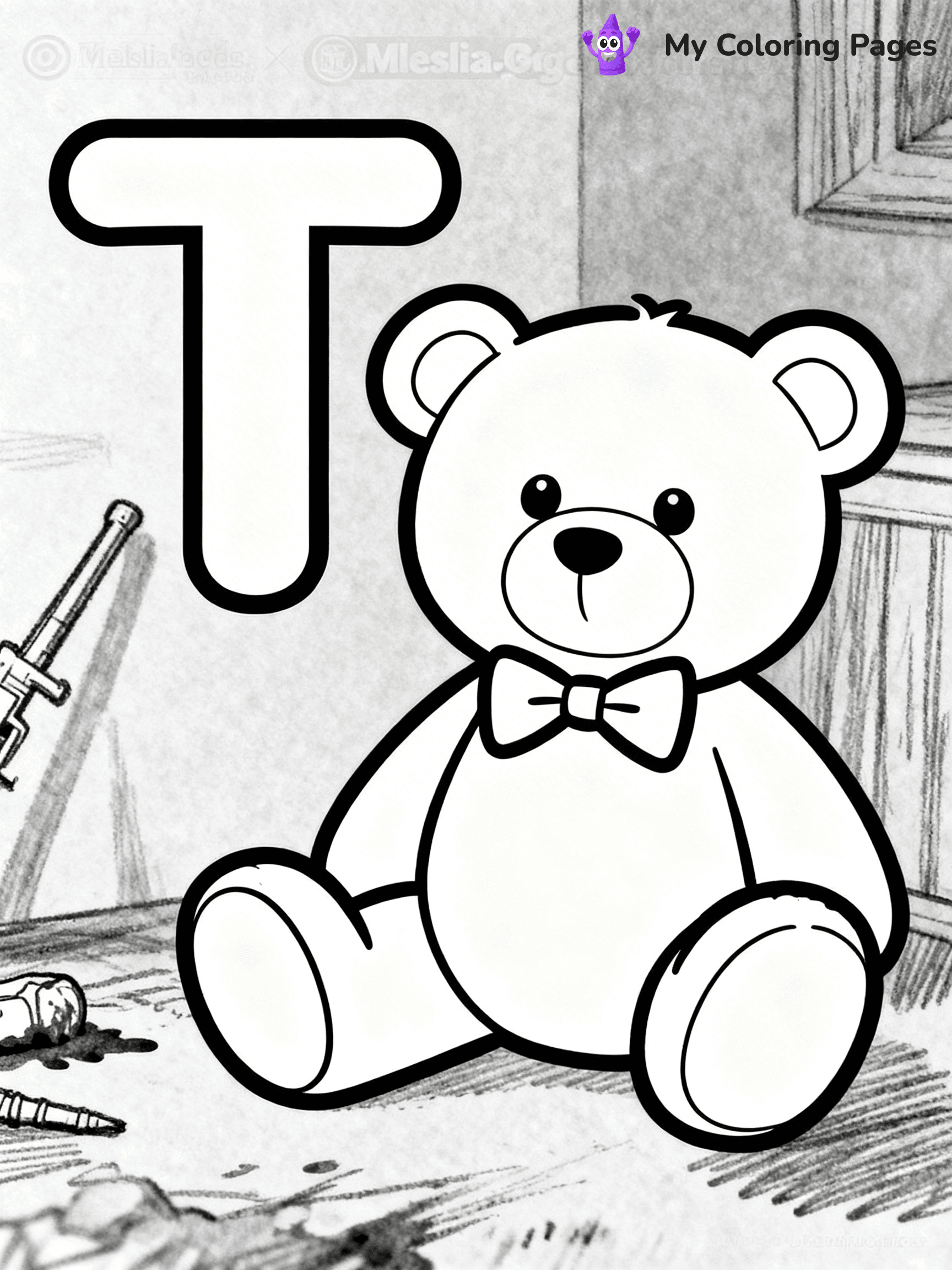 Letter T Coloring Pages - 22