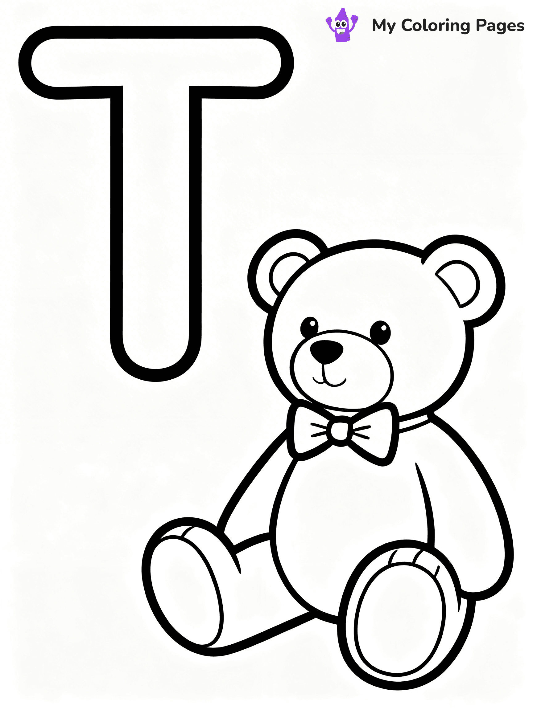 Letter T Coloring Pages - 21