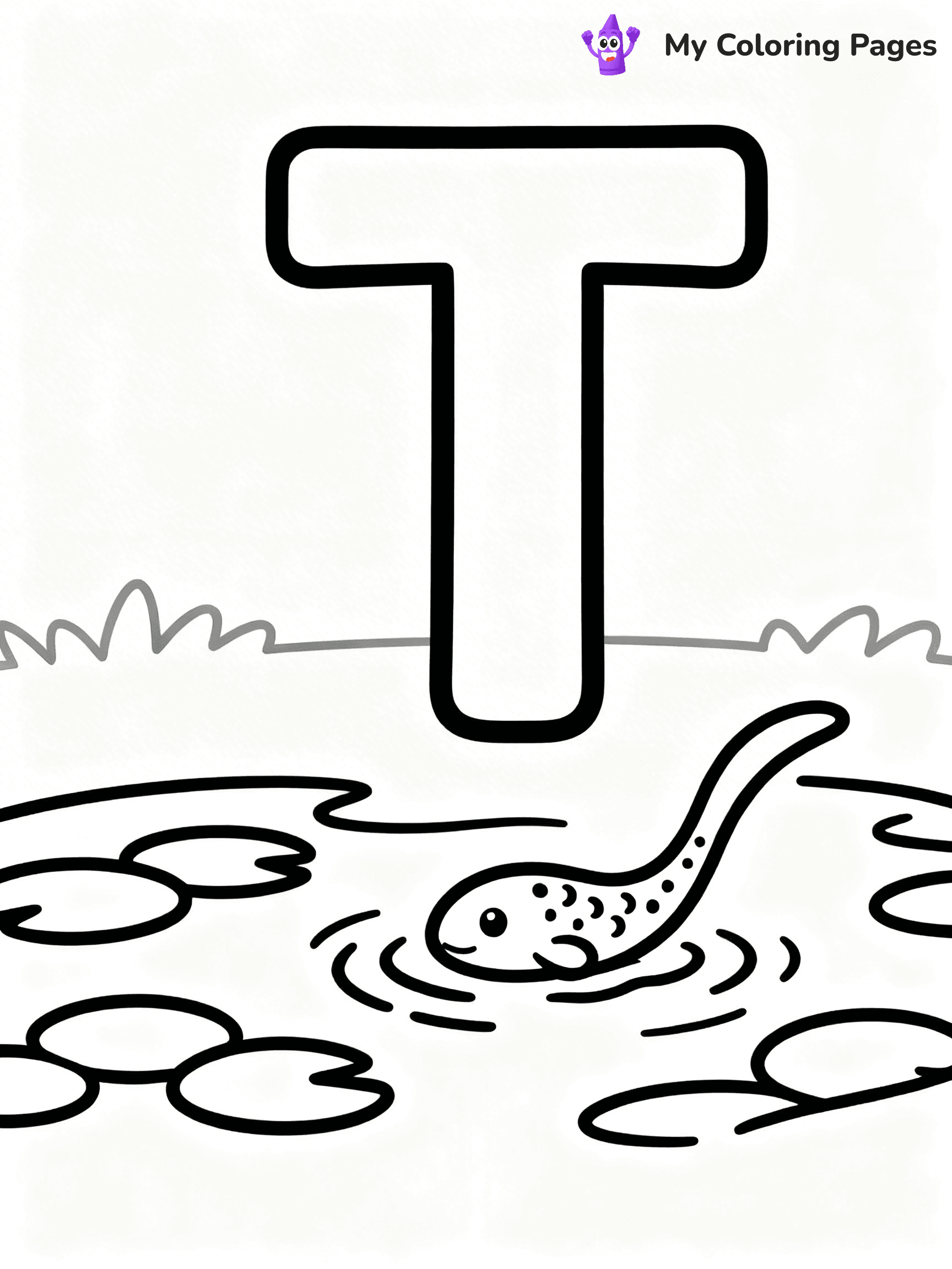 Letter T Coloring Pages - 20