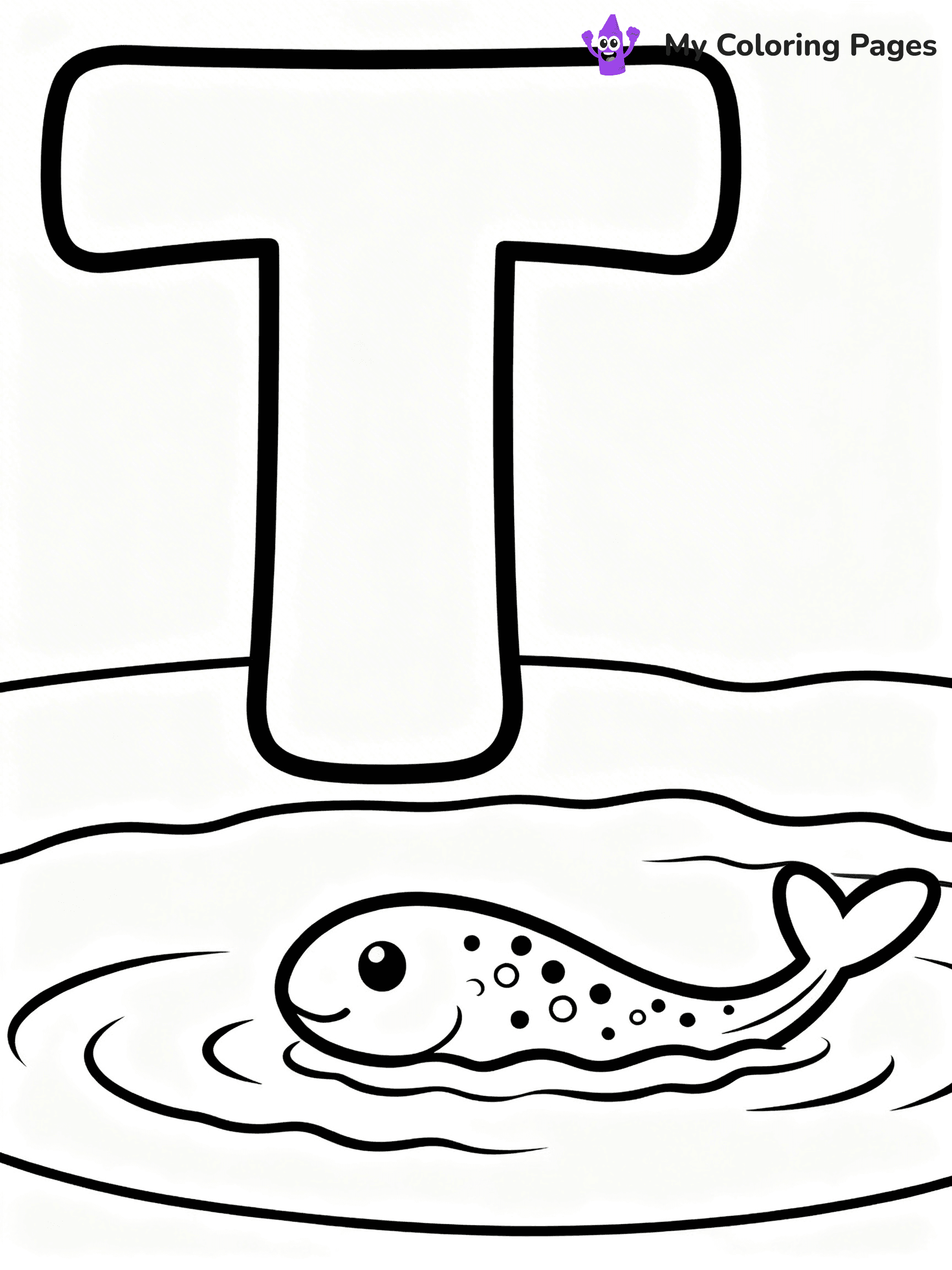 Letter T Coloring Pages - 16
