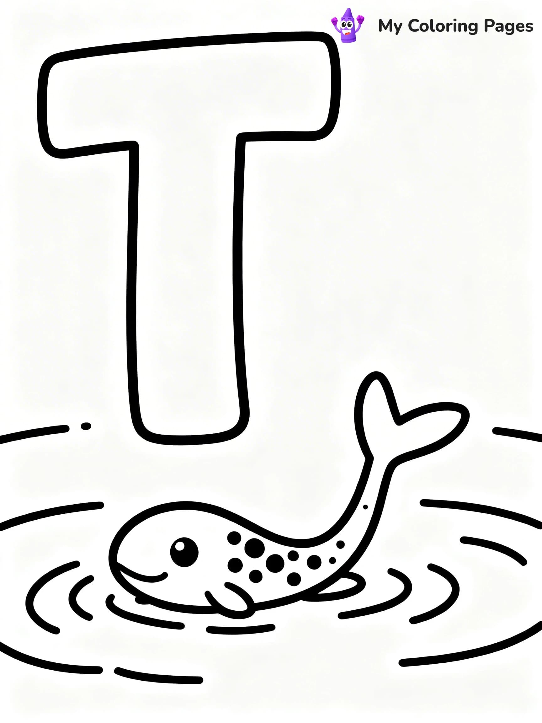 Letter T Coloring Pages - 15