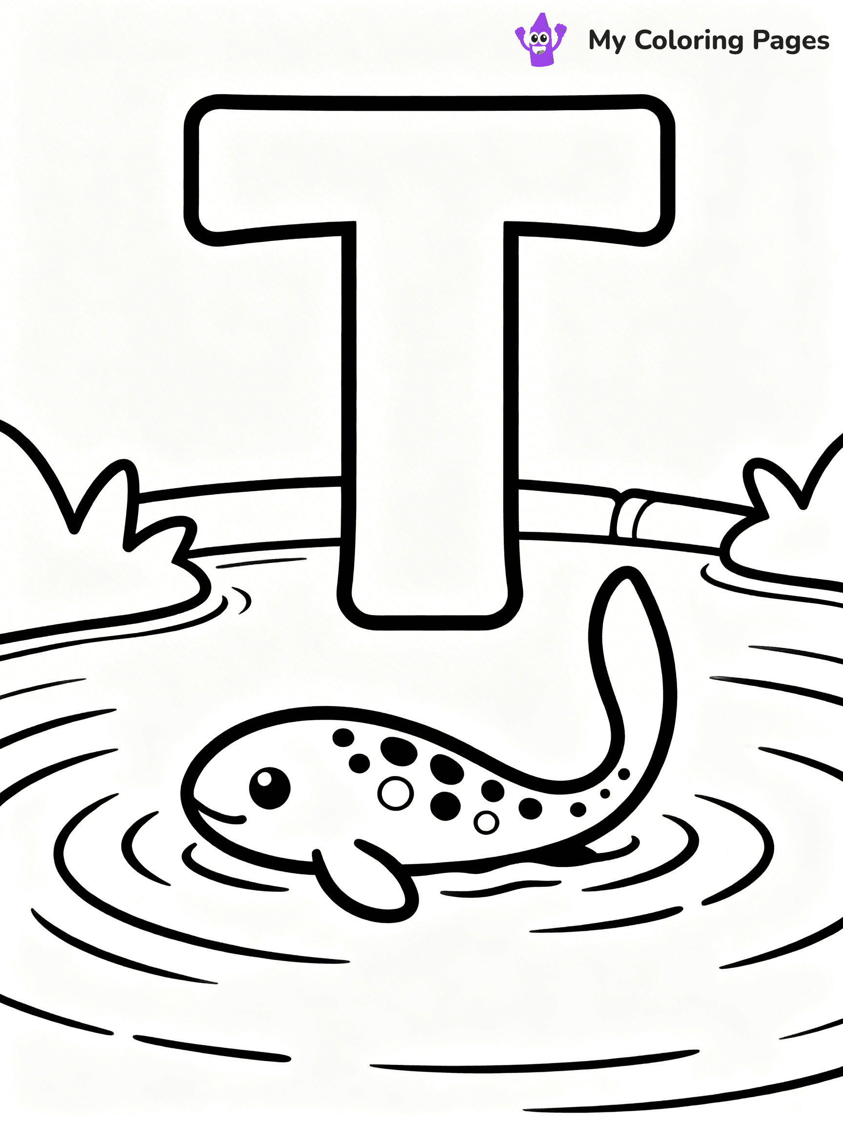 Letter T Coloring Pages - 14