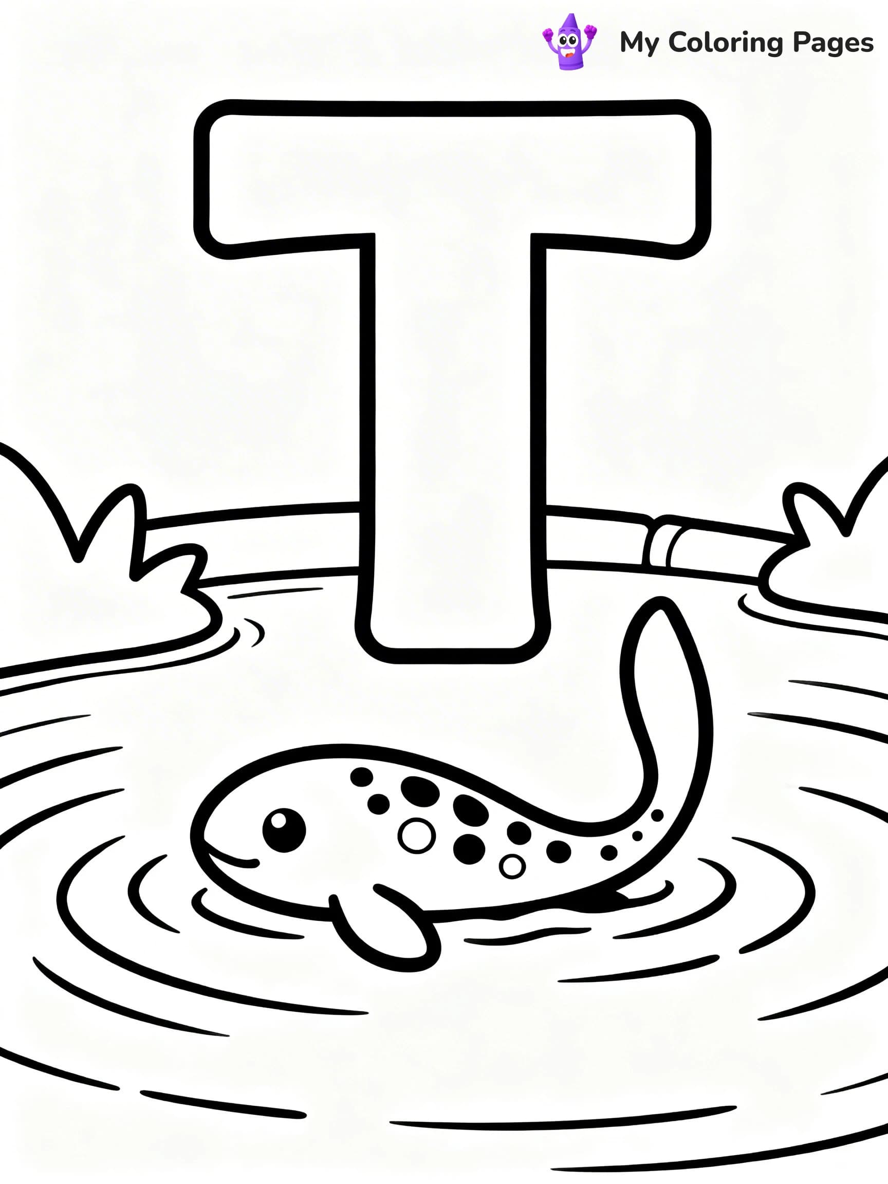 Letter T Coloring Pages - 14