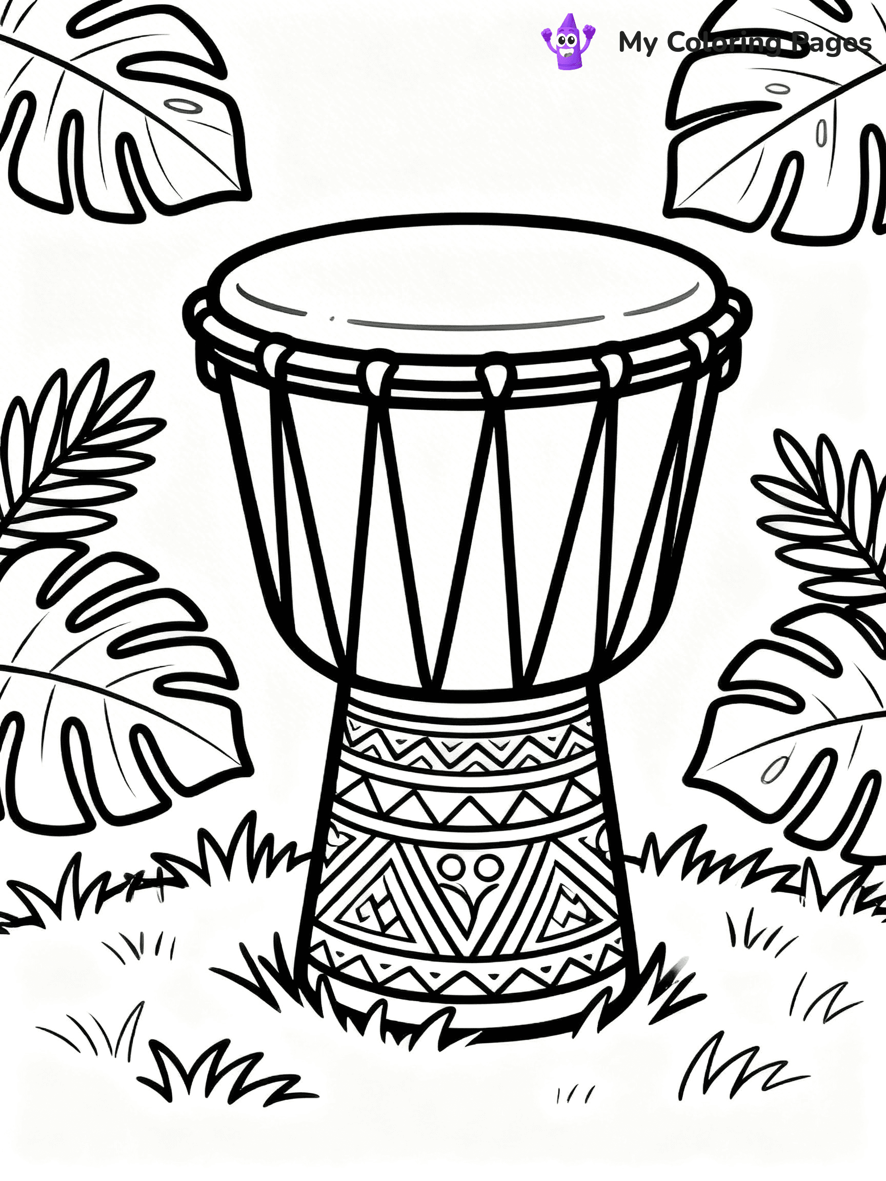 Drum Coloring Pages - 24