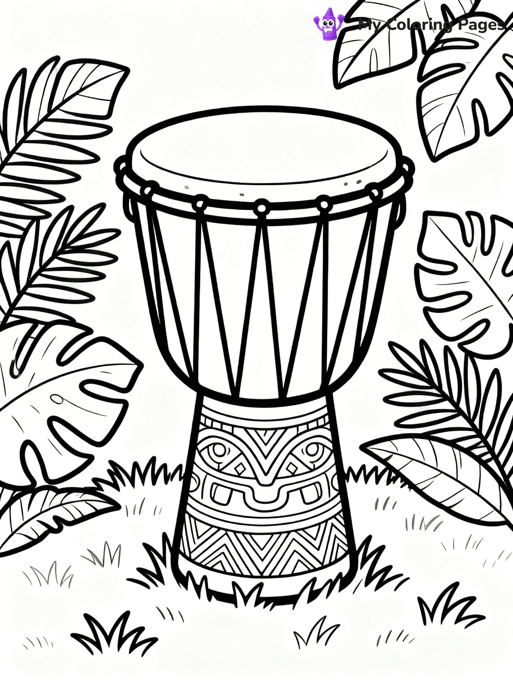 Drum Coloring Pages - 23