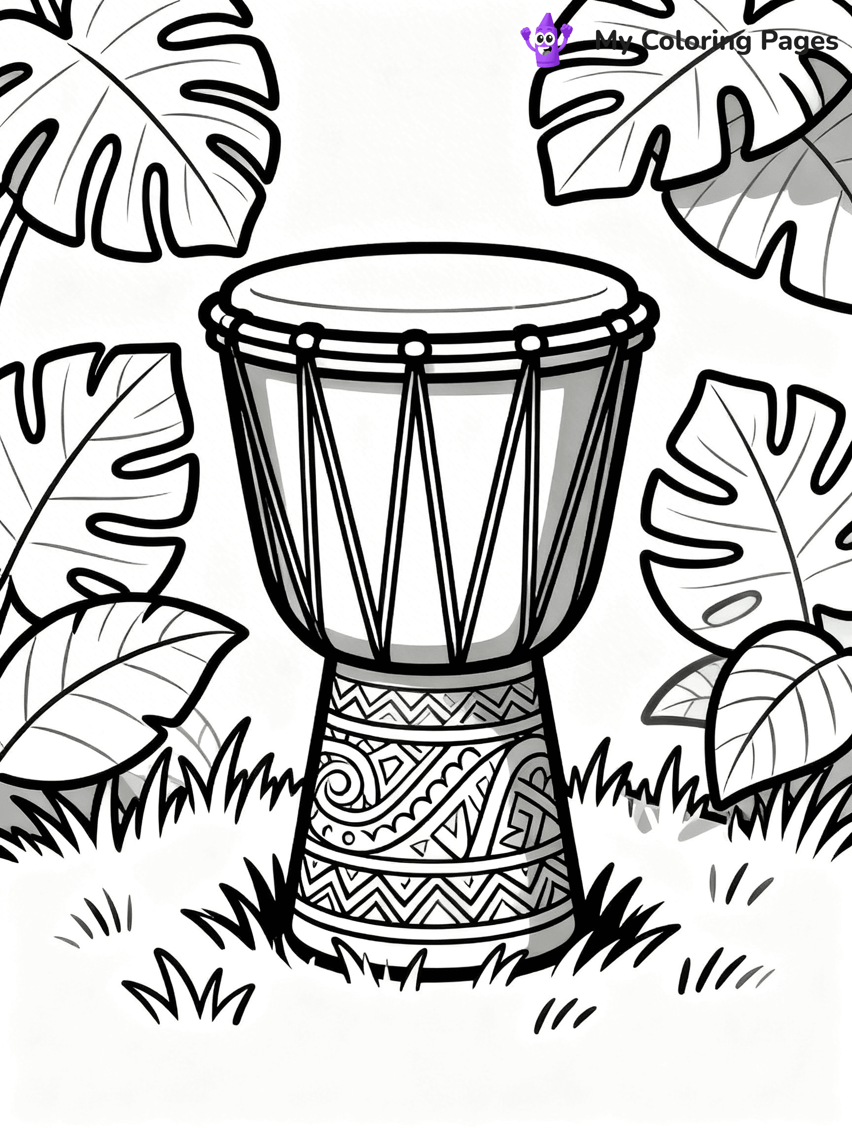 Drum Coloring Pages - 22