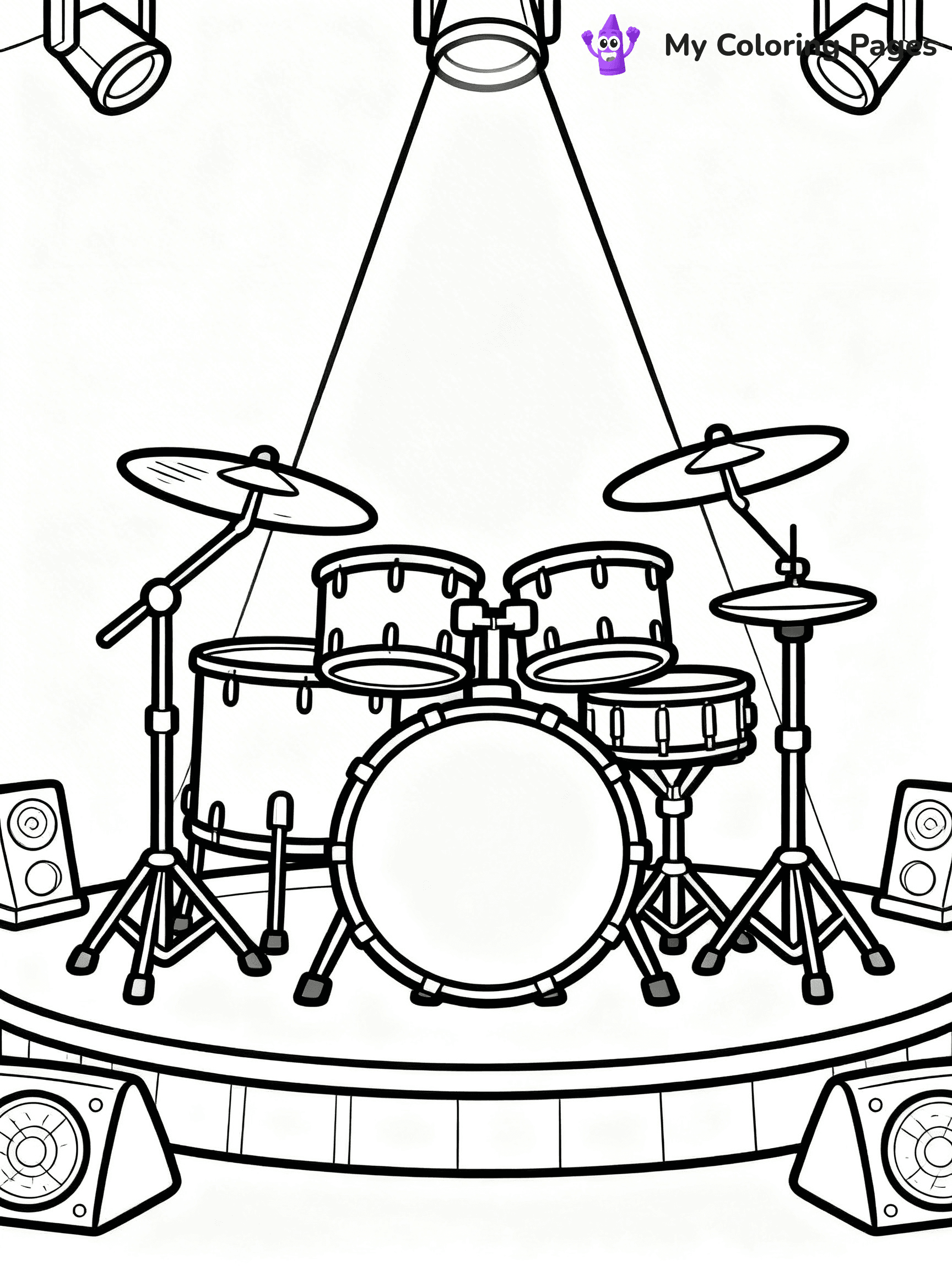 Drum Coloring Pages - 21