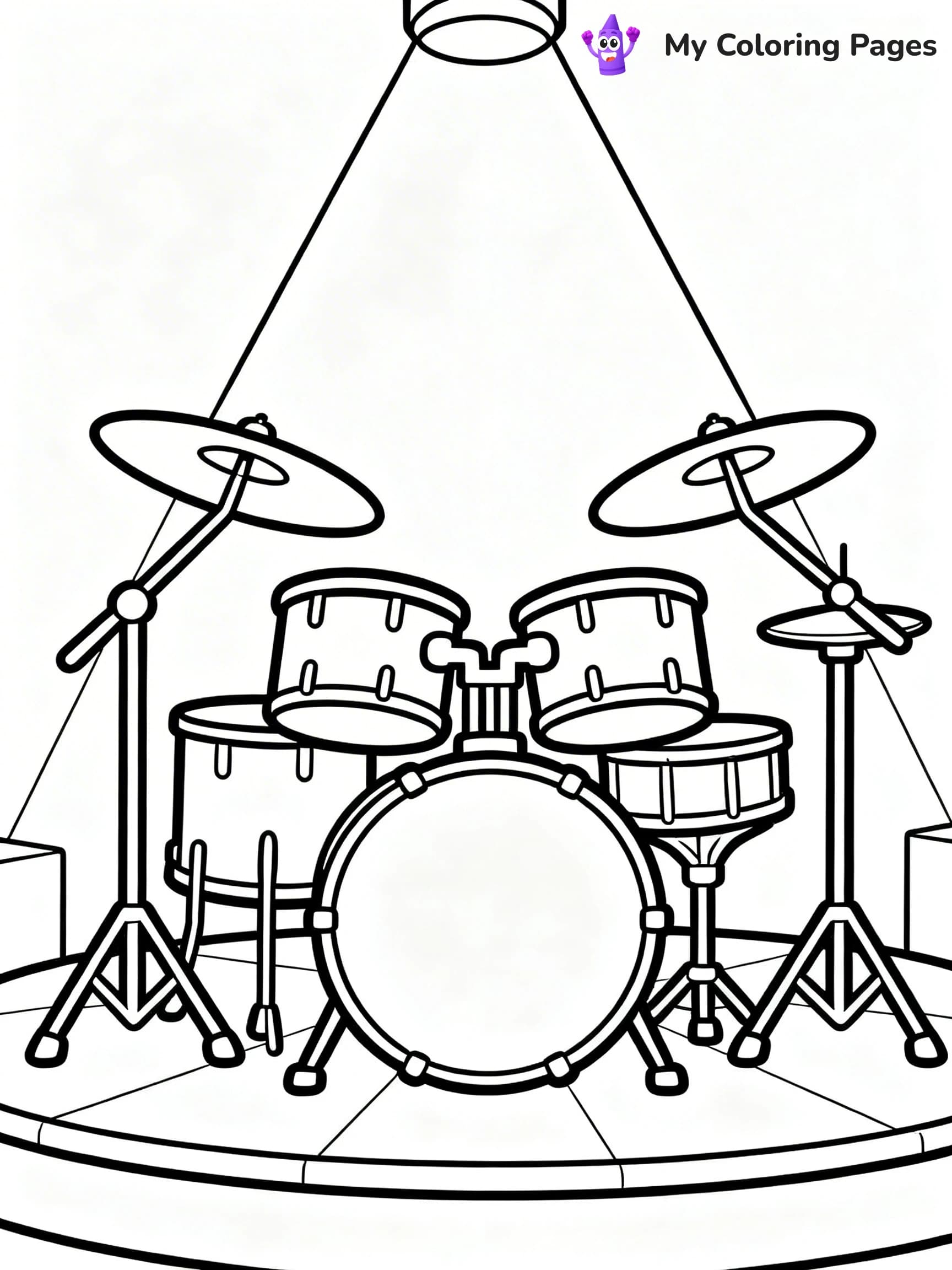 Drum Coloring Pages - 20