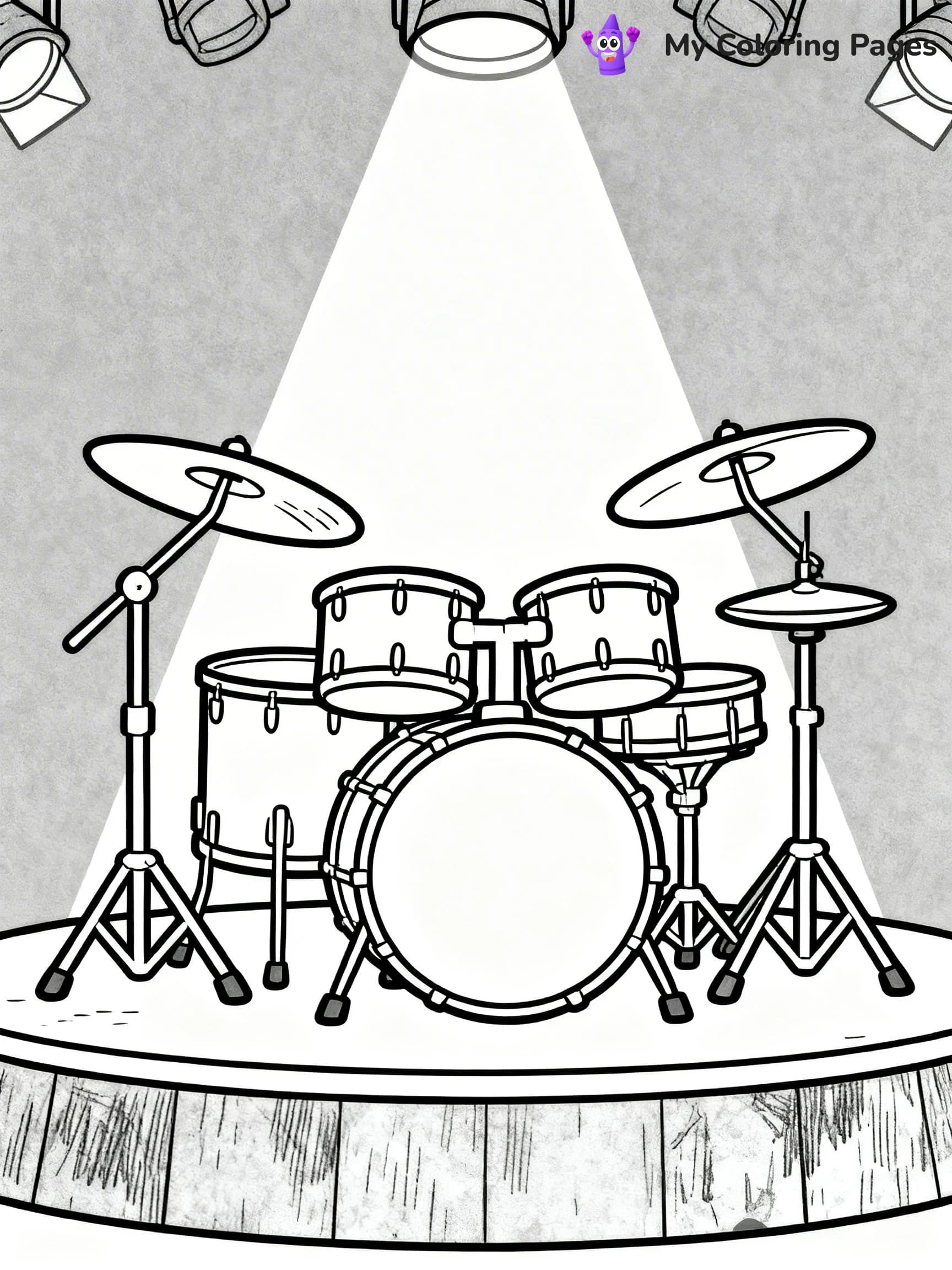 Drum Coloring Pages - 18
