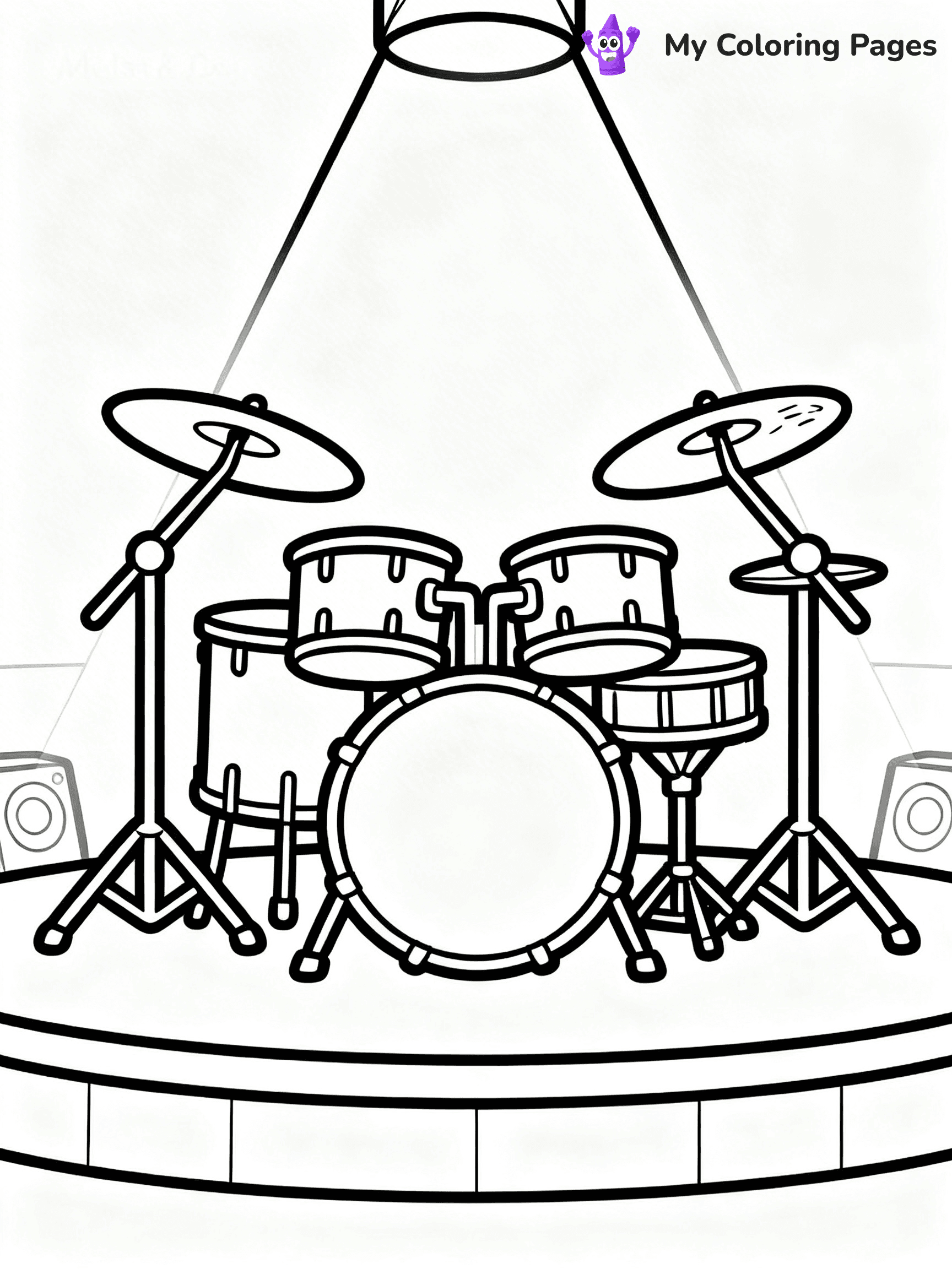 Drum Coloring Pages - 16