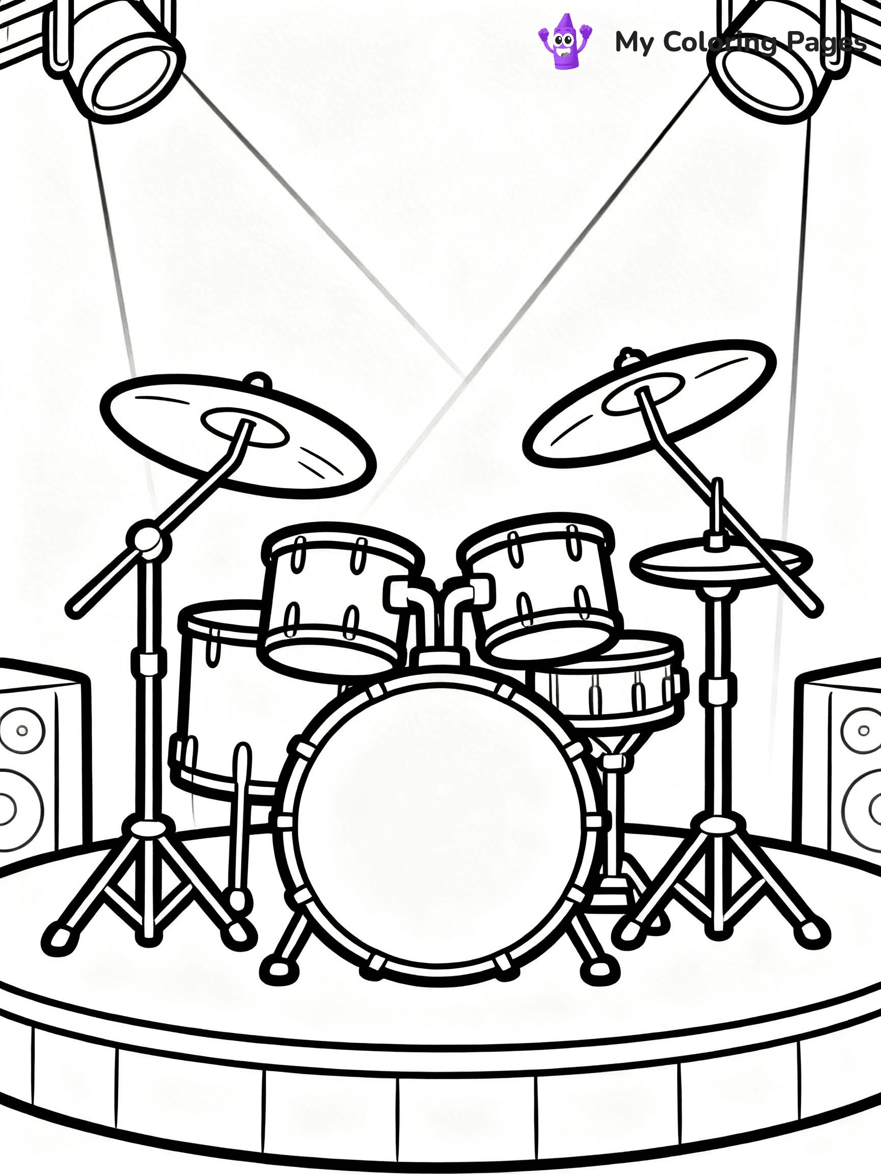Drum Coloring Pages - 15
