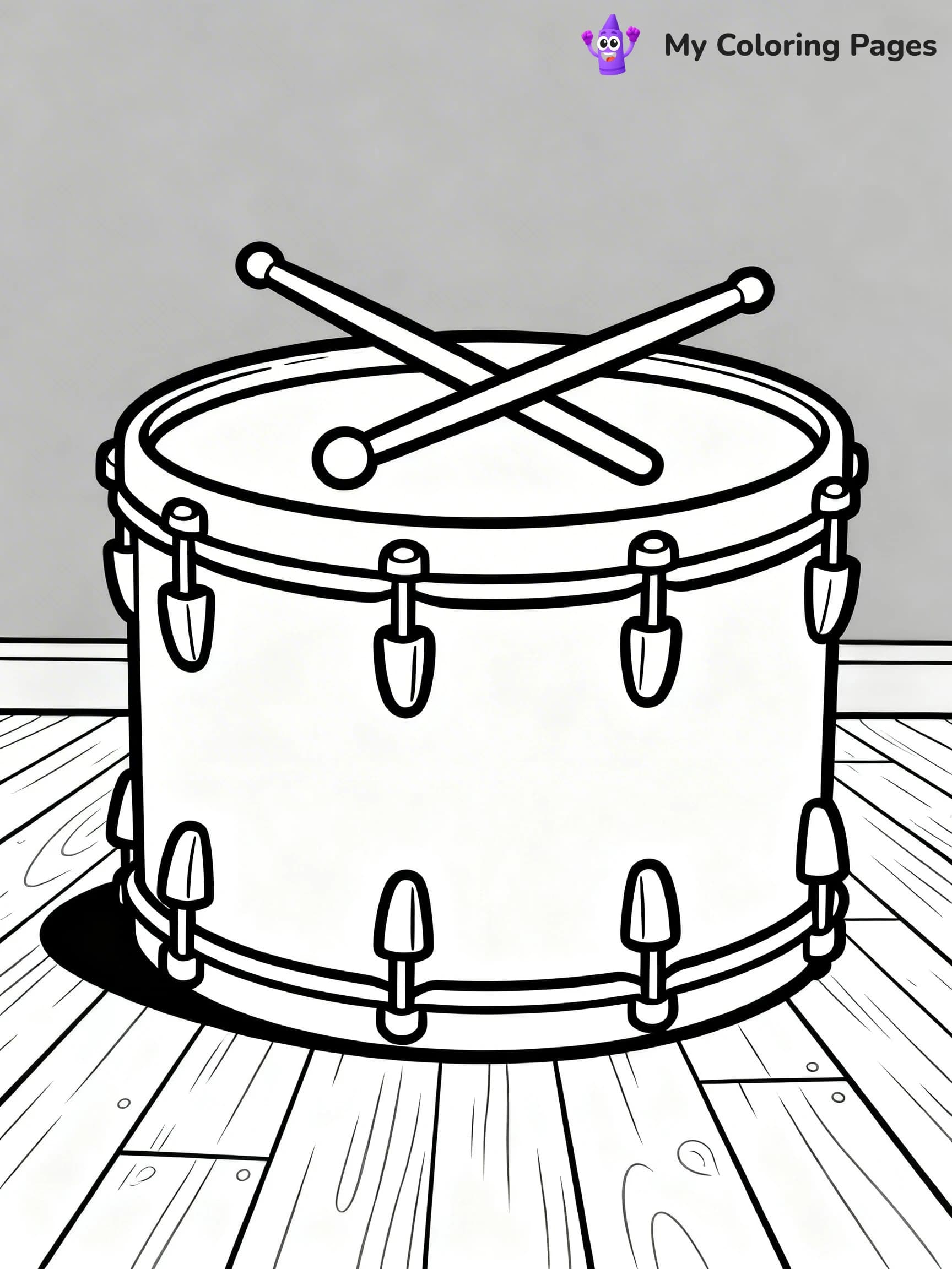 Drum Coloring Pages - 14