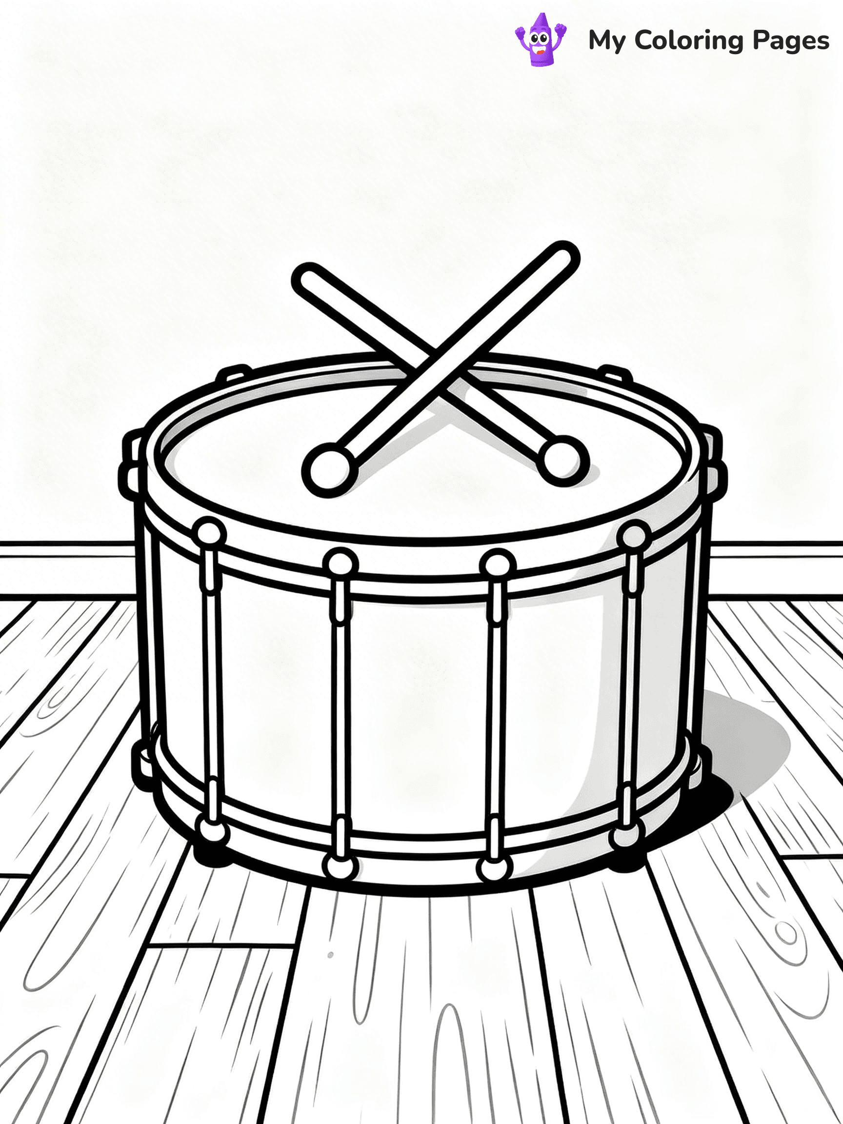 Drum Coloring Pages - 13