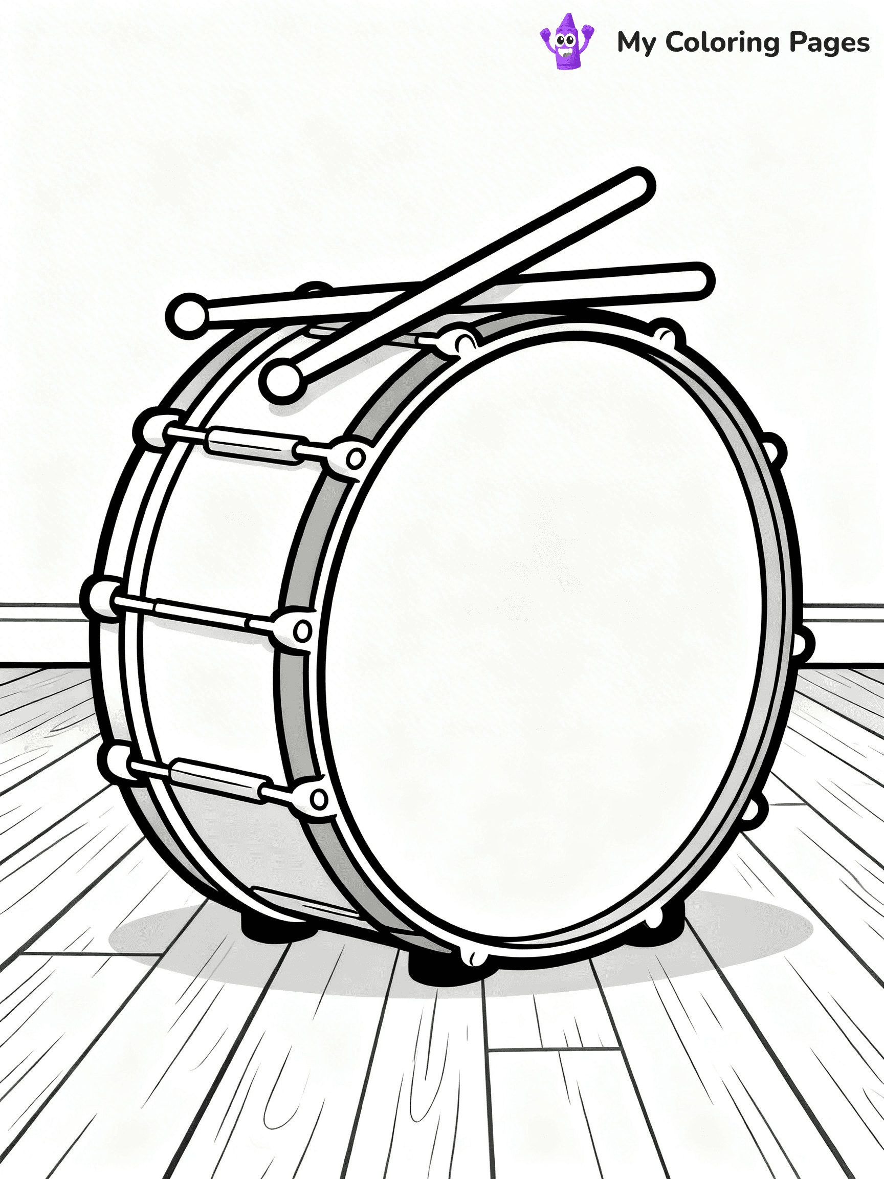Drum Coloring Pages - 10