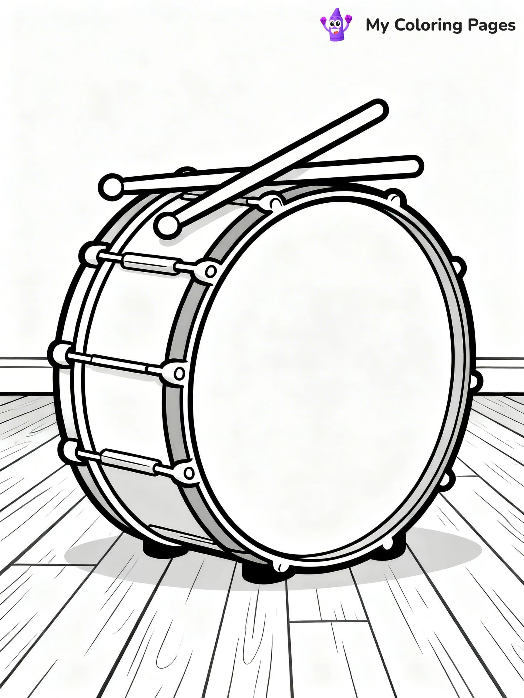 Drum Coloring Pages - 10