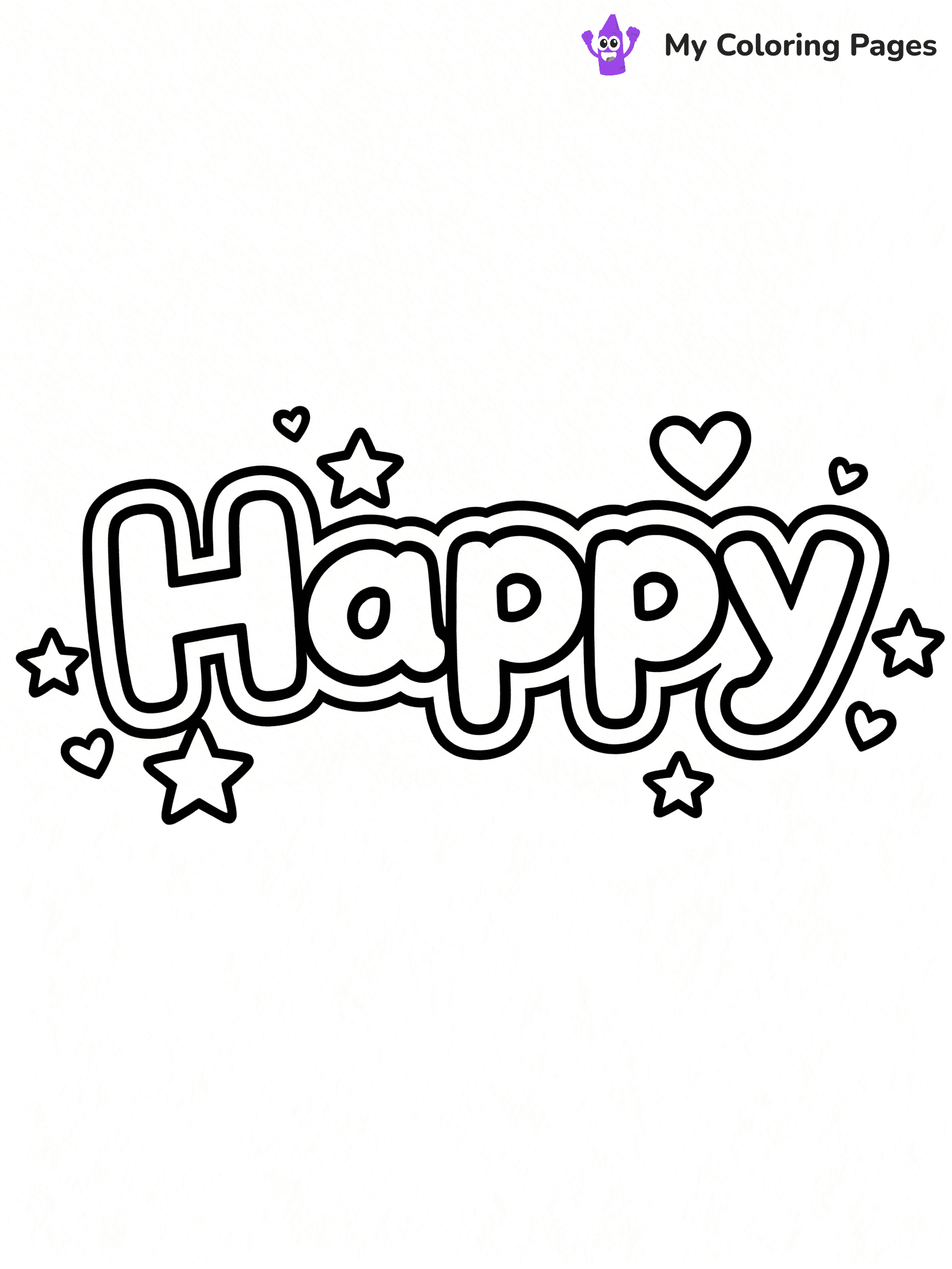 Word Coloring Pages - 66