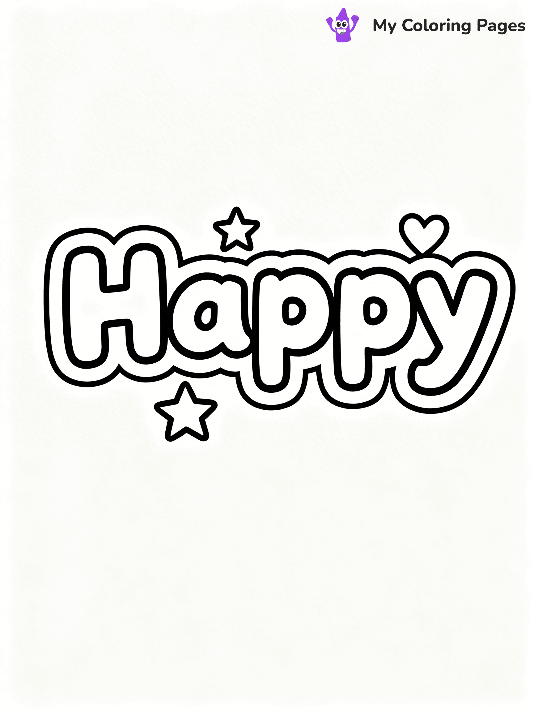 Word Coloring Pages - 64