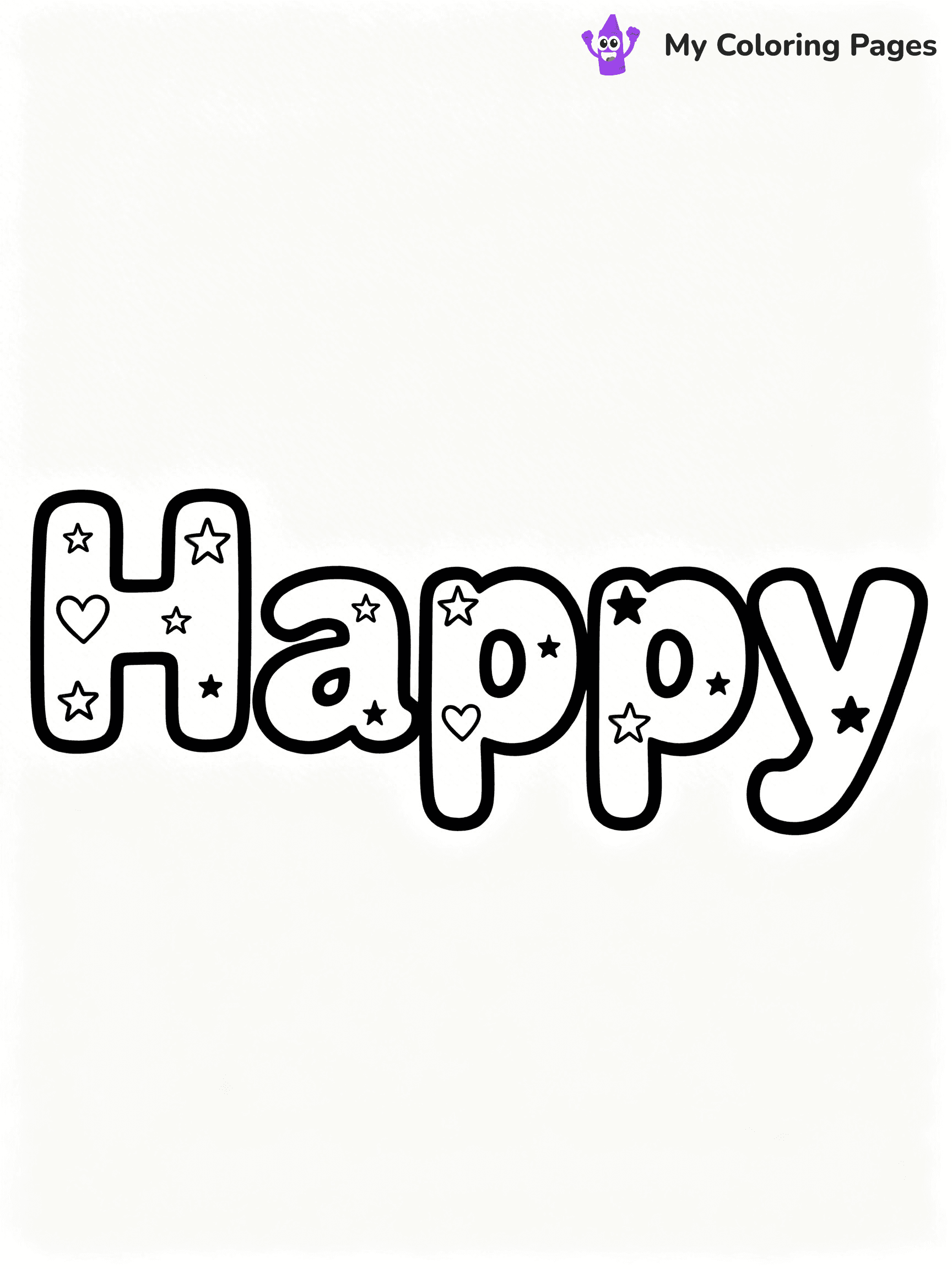 Word Coloring Pages - 63