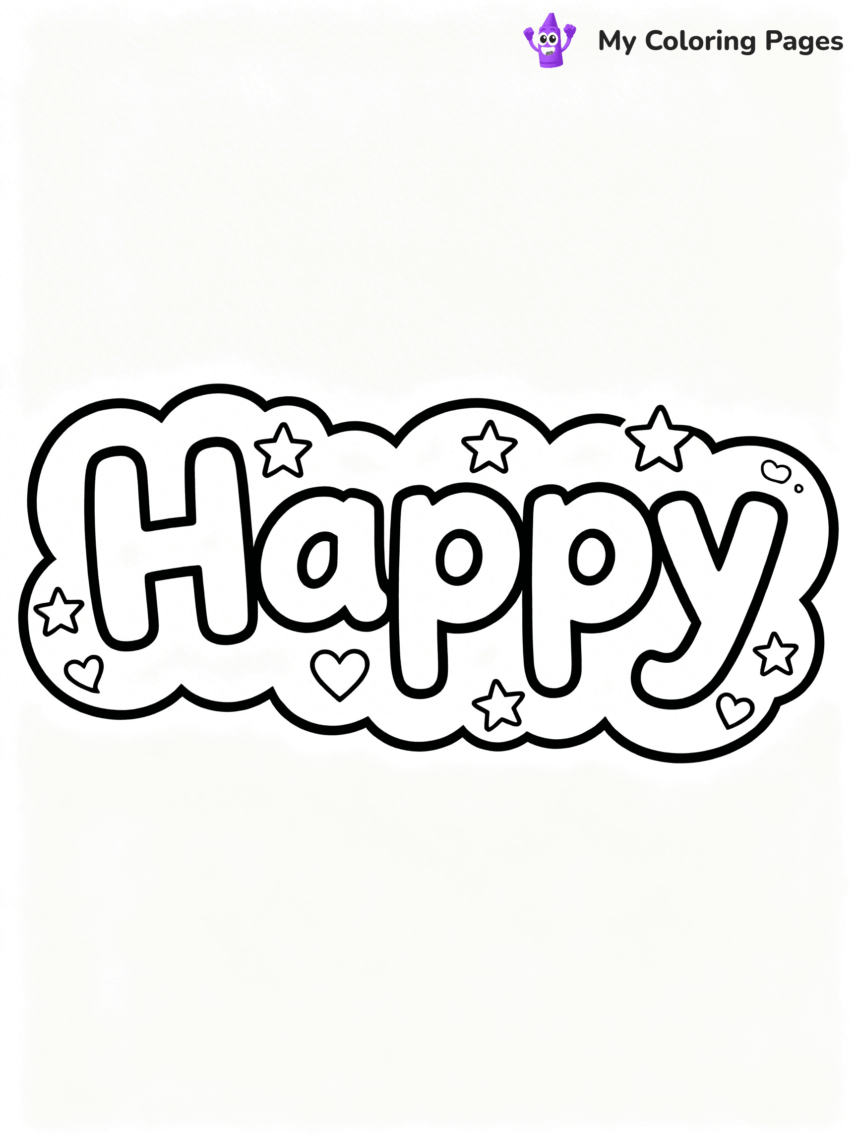 Word Coloring Pages - 62