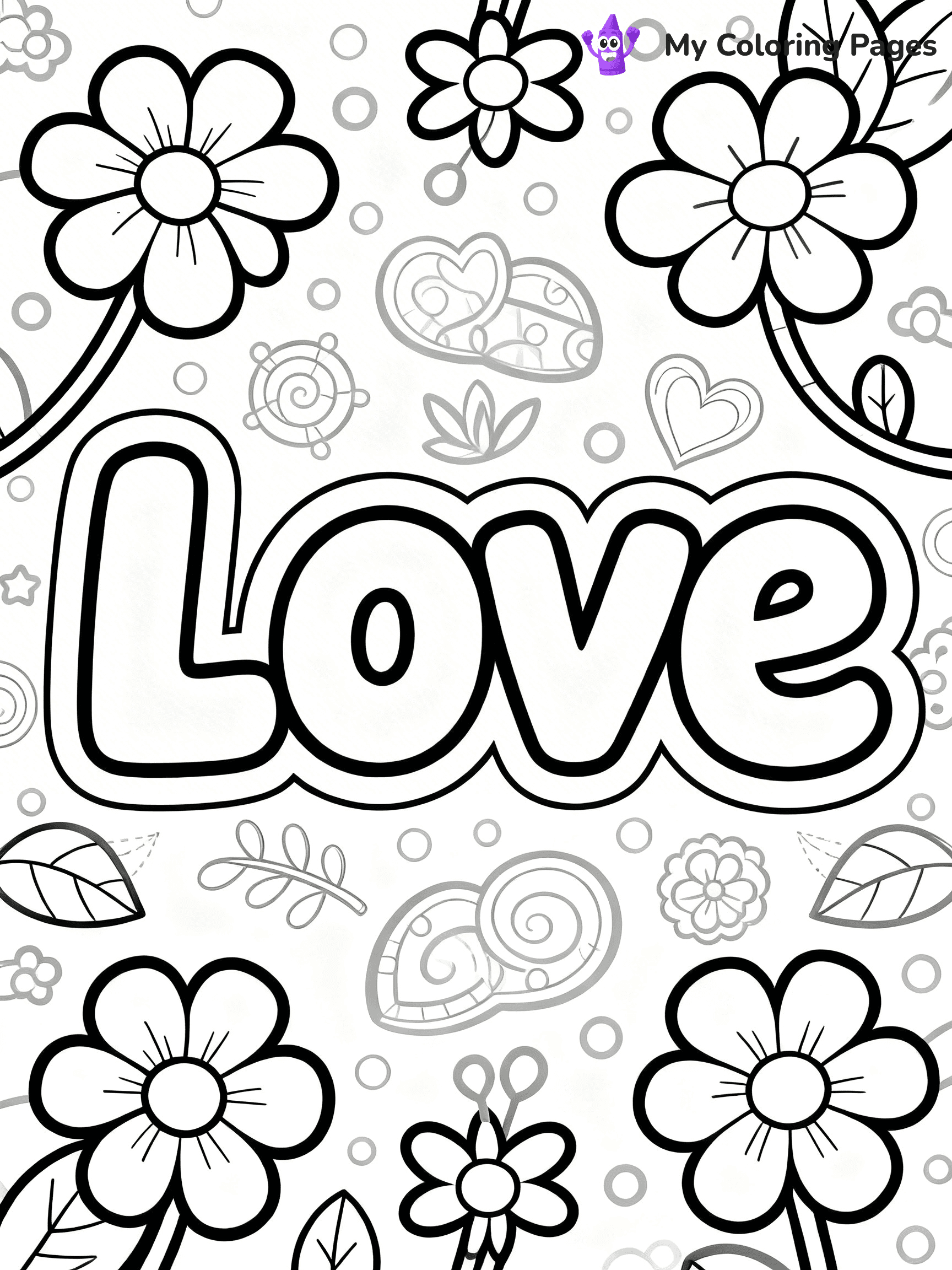 Word Coloring Pages - 60