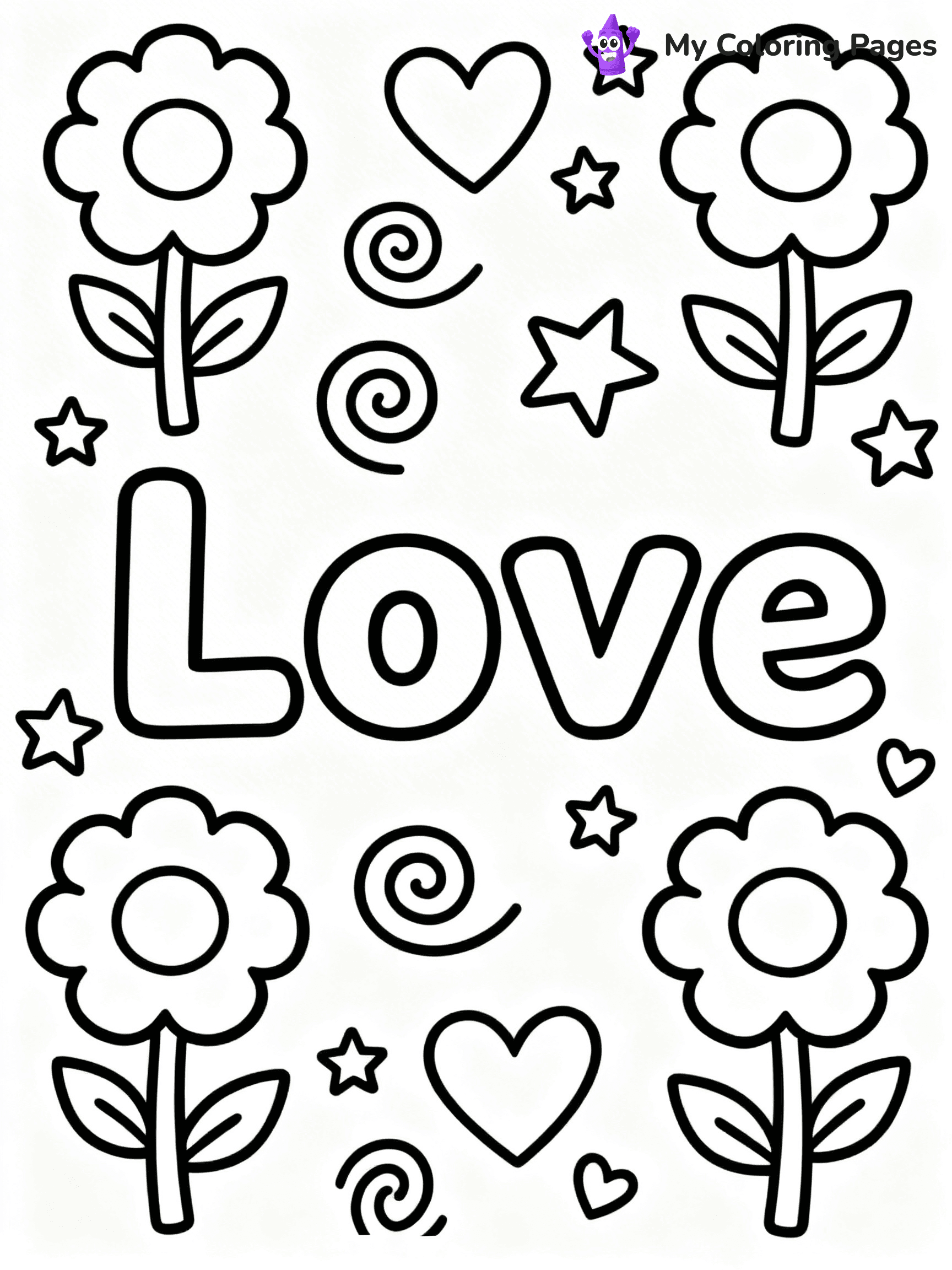 Word Coloring Pages - 59