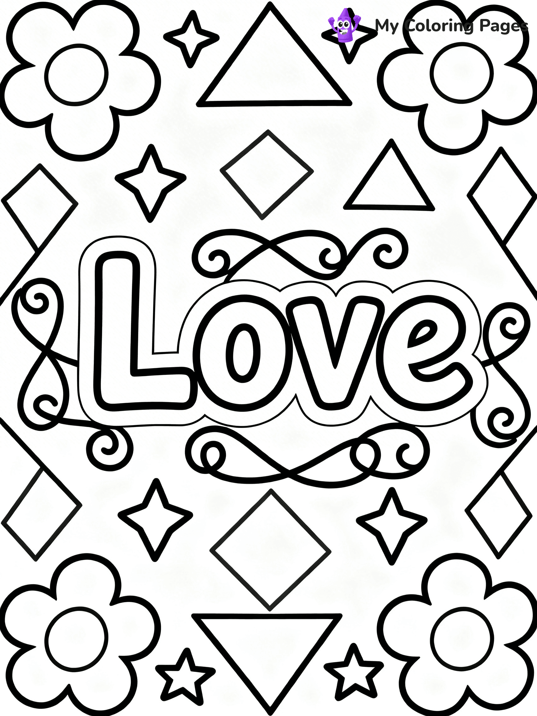 Word Coloring Pages - 58