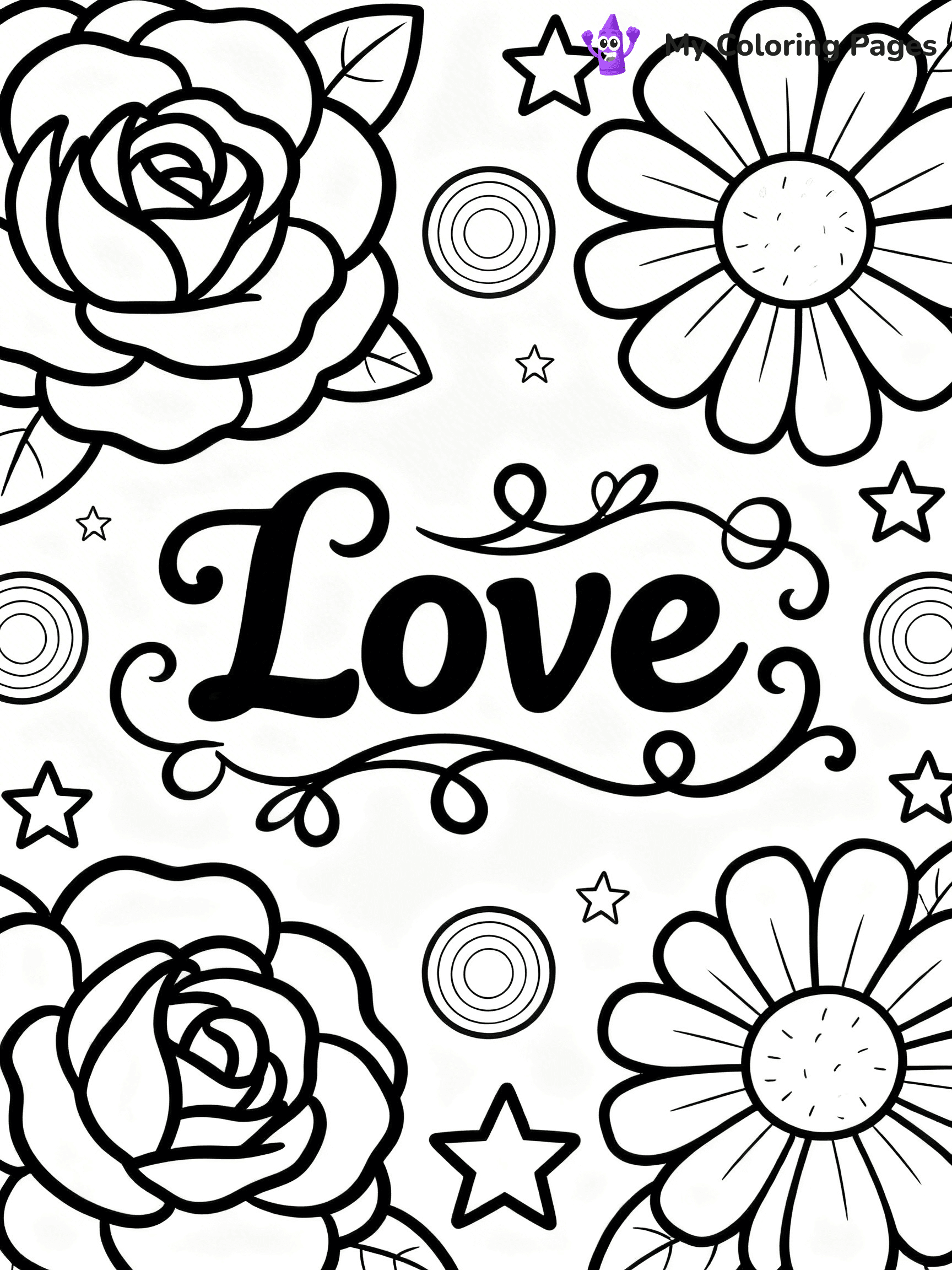 Word Coloring Pages - 57