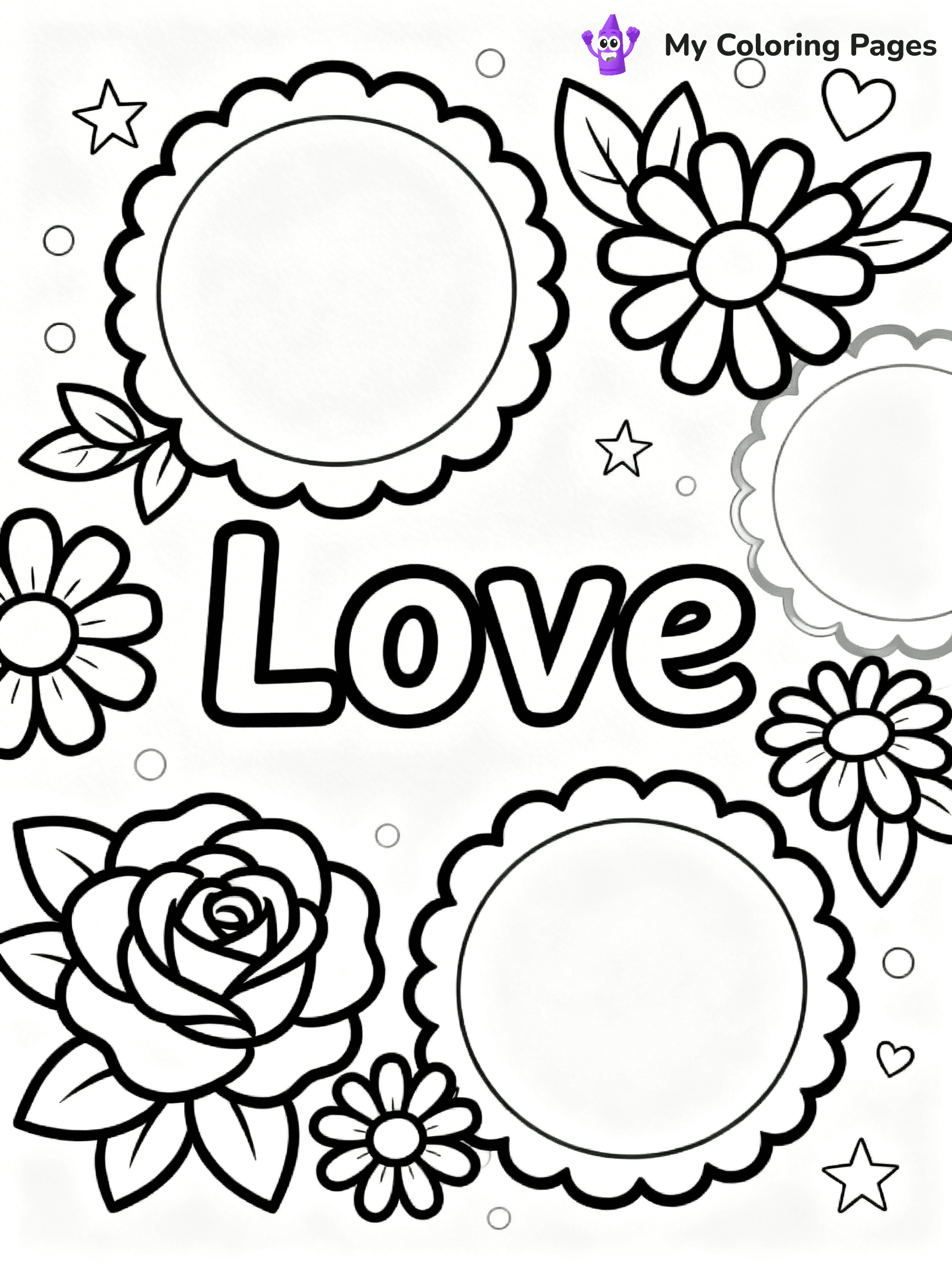 Word Coloring Pages - 54