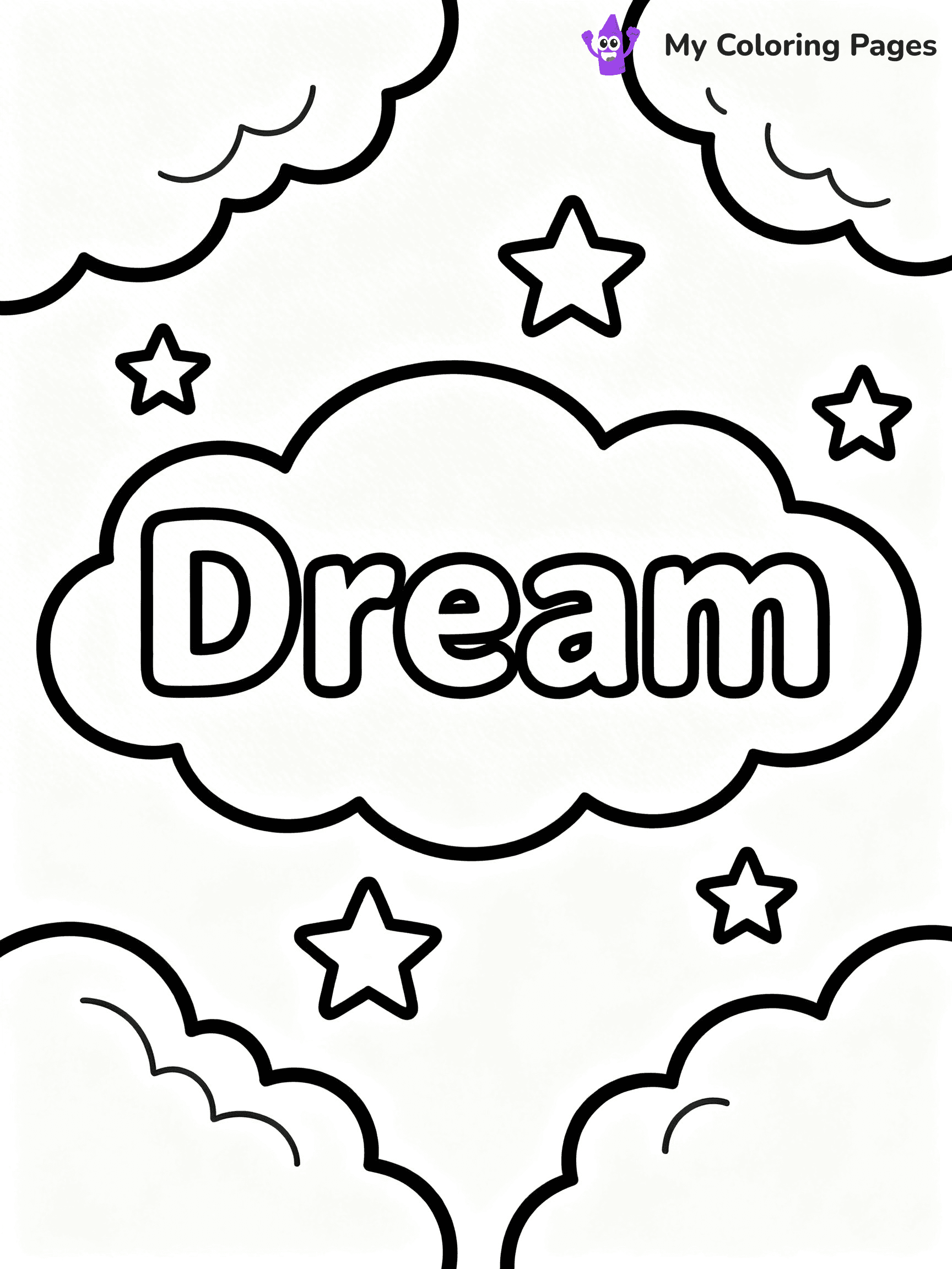 Word Coloring Pages - 52