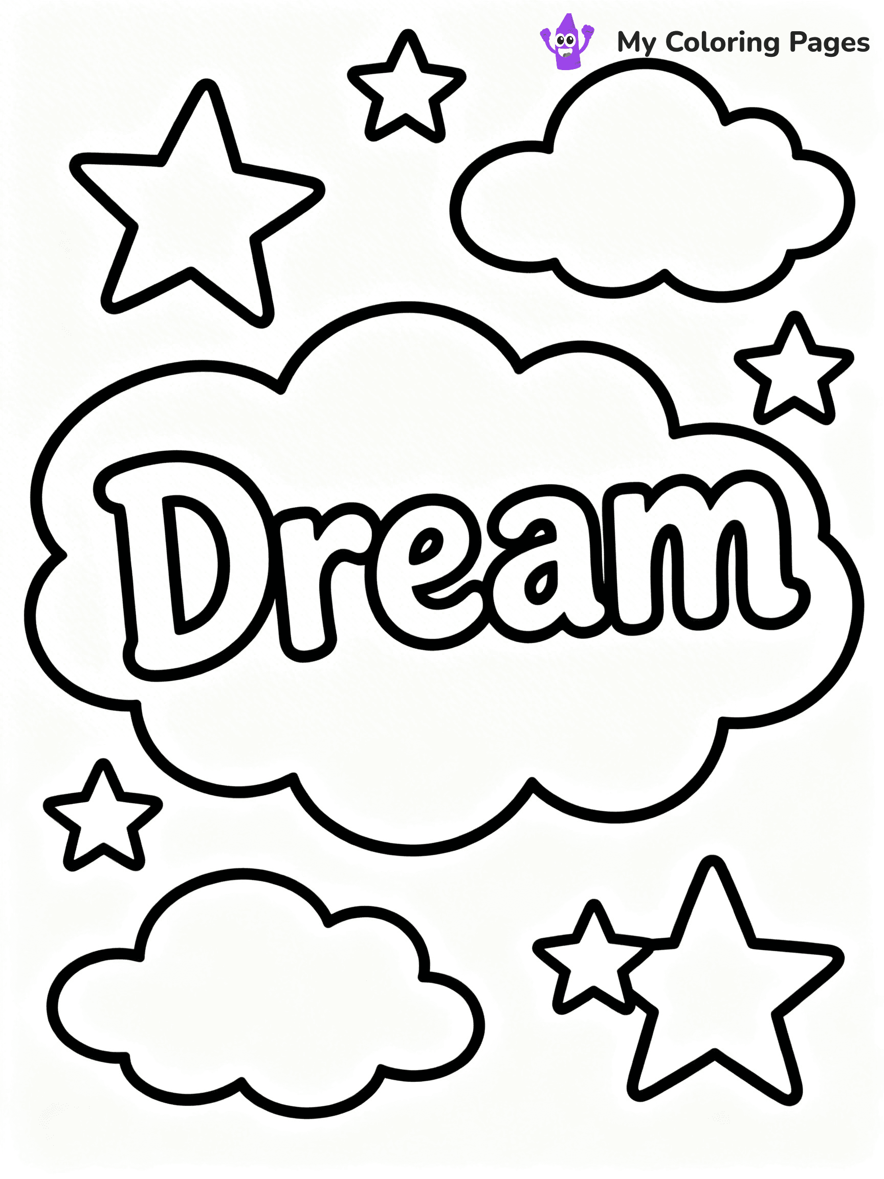 Word Coloring Pages - 50