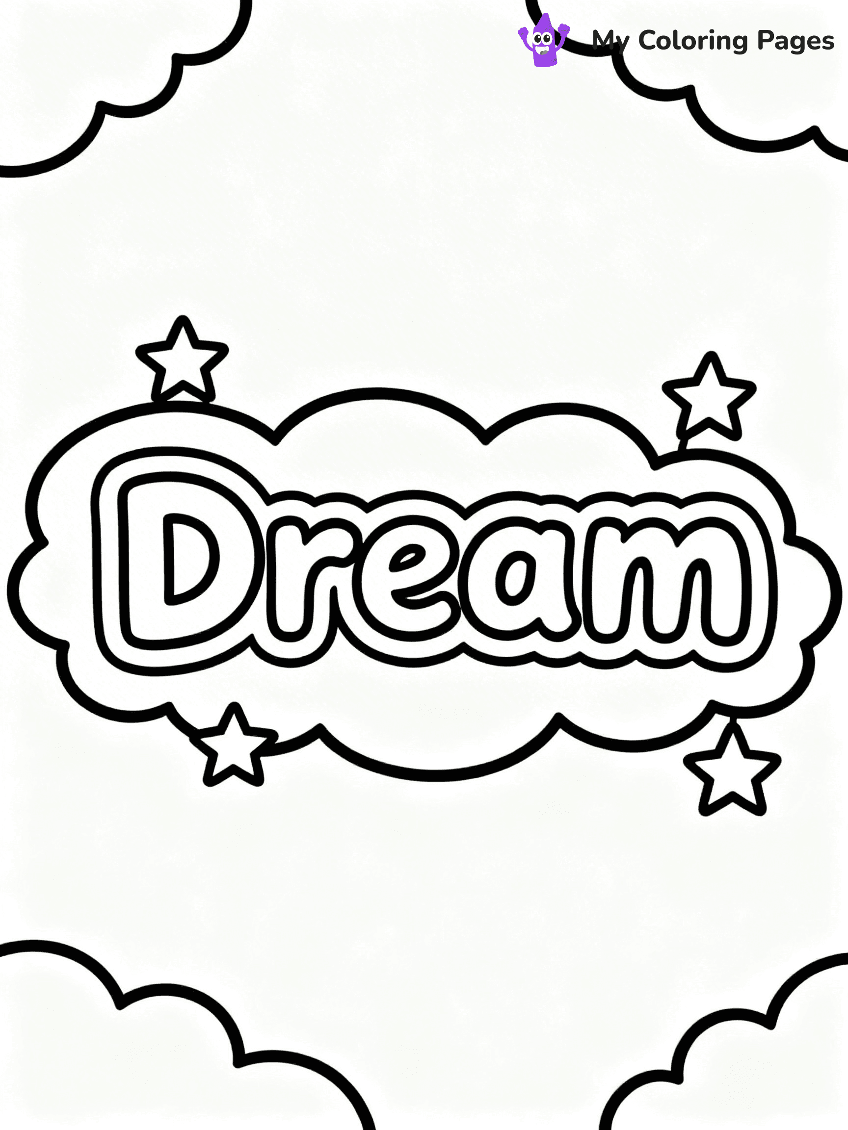 Word Coloring Pages - 49